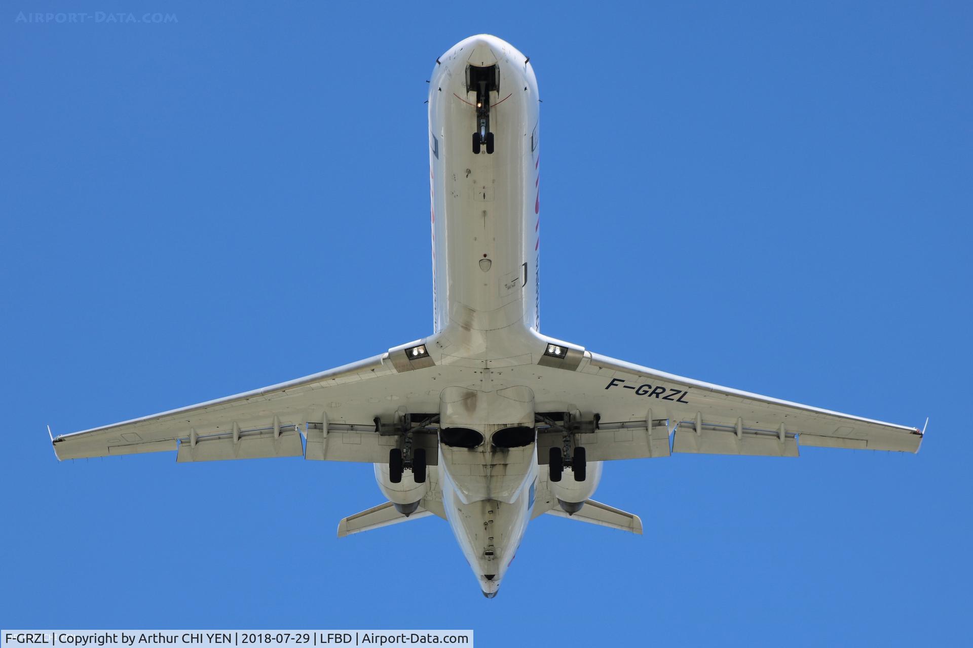 F-GRZL, 2006 Bombardier CRJ-700 (CL-600-2C10) Regional Jet C/N 10245, From Rome.