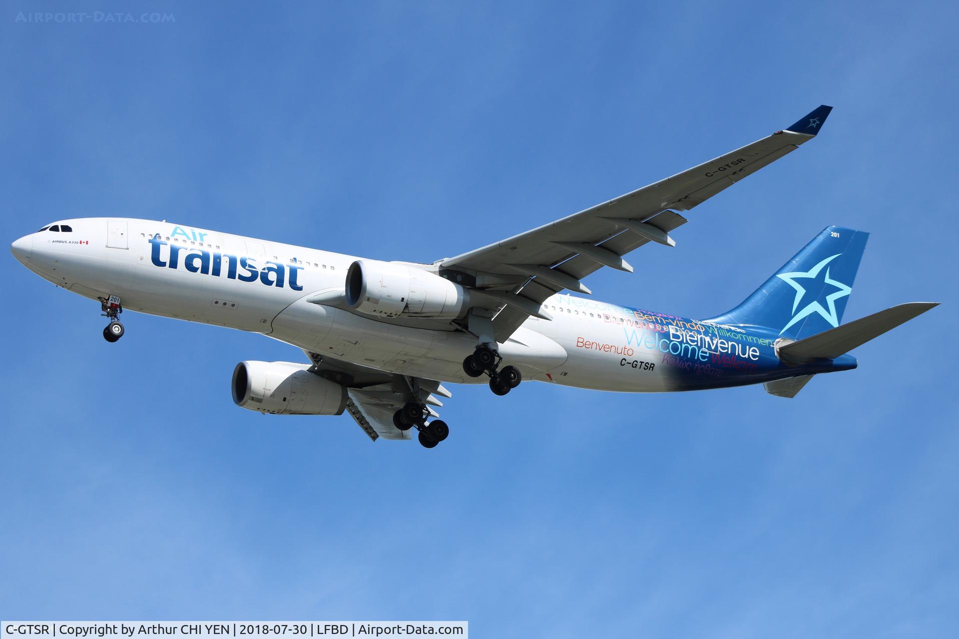 C-GTSR, 2008 Airbus A330-243 C/N 966, TSC from YUL.
