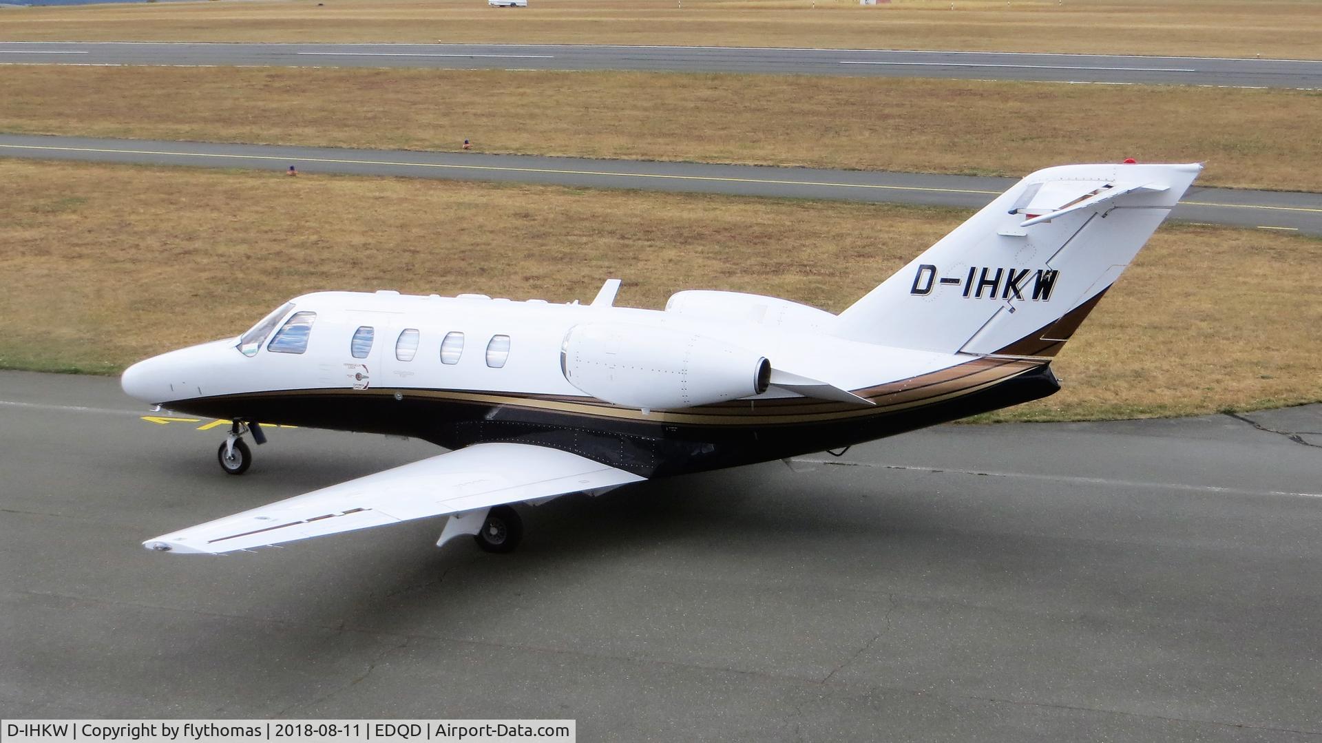 D-IHKW, 2008 Cessna 525 CitationJet CJ1+ C/N 525-0677, D-IHKW Bayreuth Airport, Bindlacher Berg