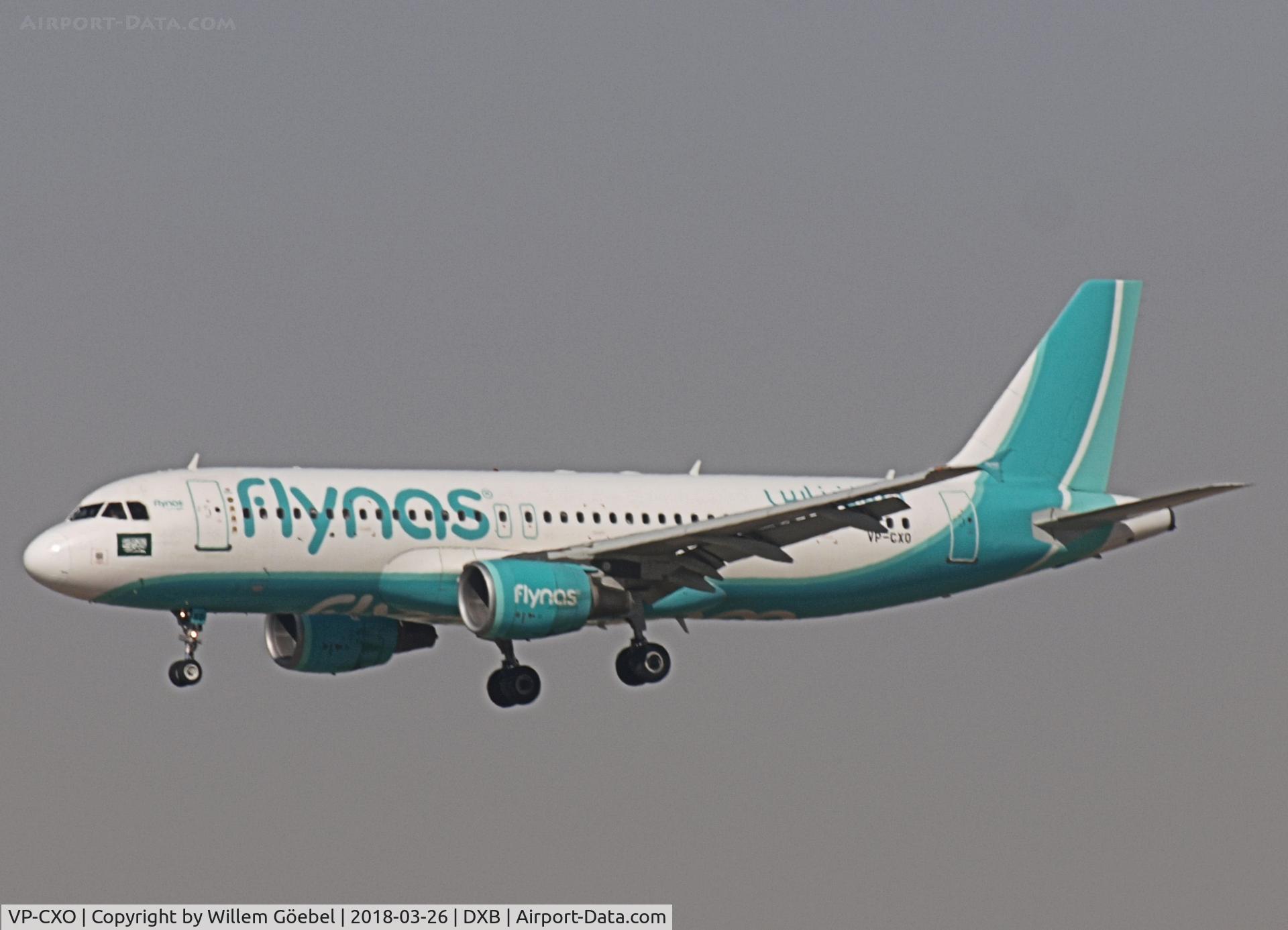 VP-CXO, 2009 Airbus A320-214 C/N 3868, Landing on DUBAI INTERNATIONAL Airport