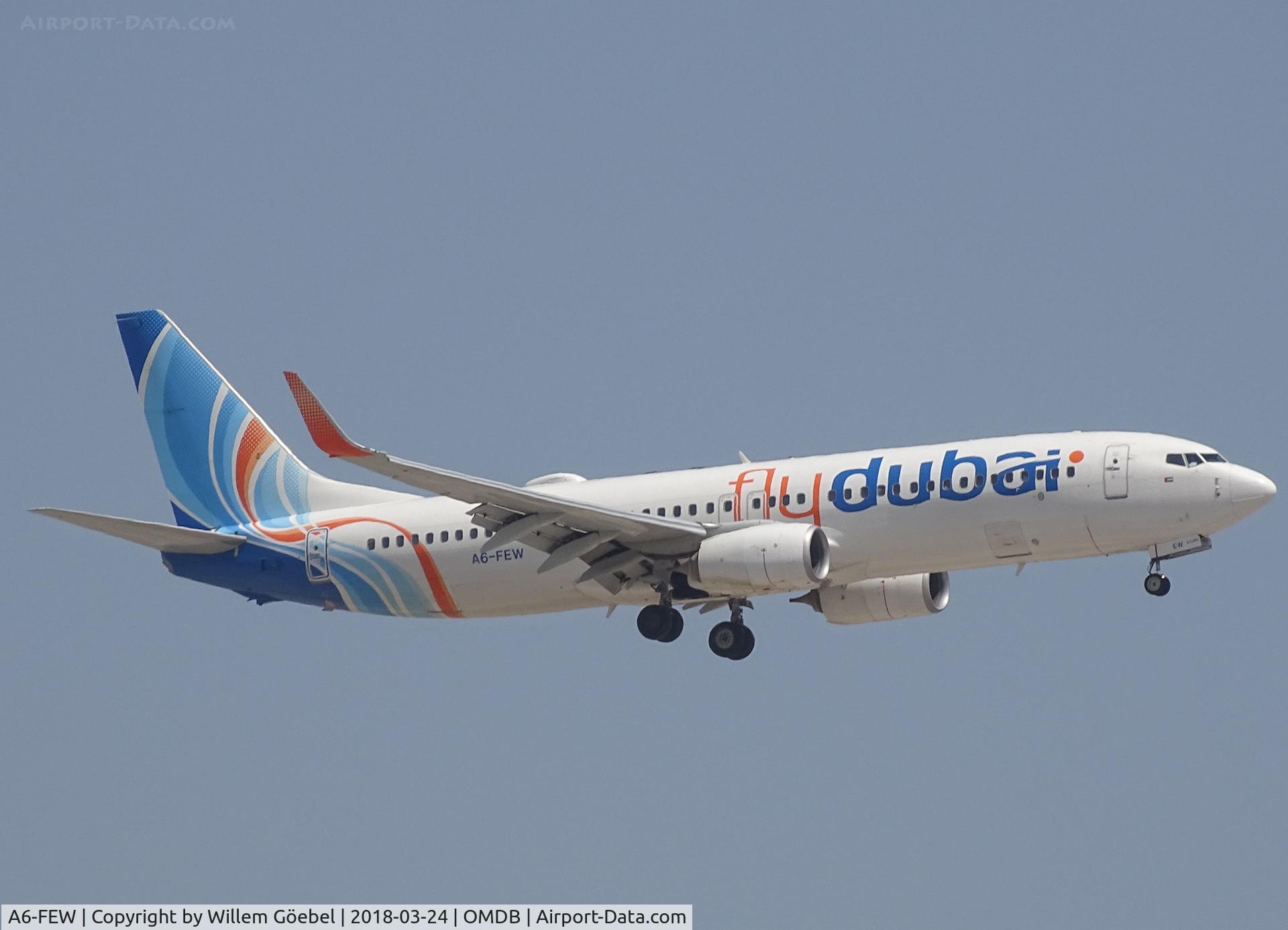 A6-FEW, 2015 Boeing 737-8KN C/N 40276, Landing on DUBAI INTERNATIONAL Airport