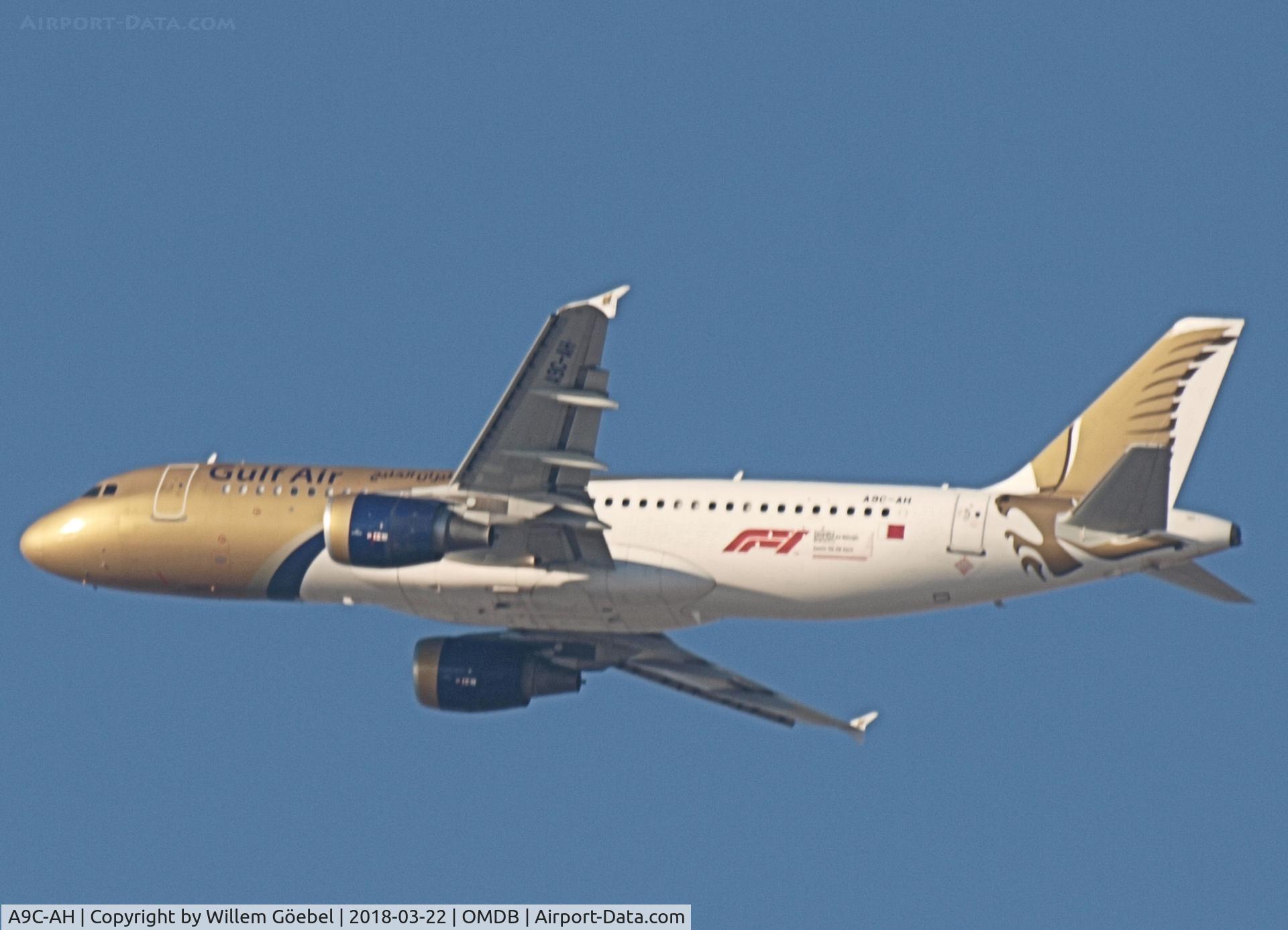 A9C-AH, 2010 Airbus A320-214 C/N 4218, Take off from DUBAI INTERNATIONAL Airport