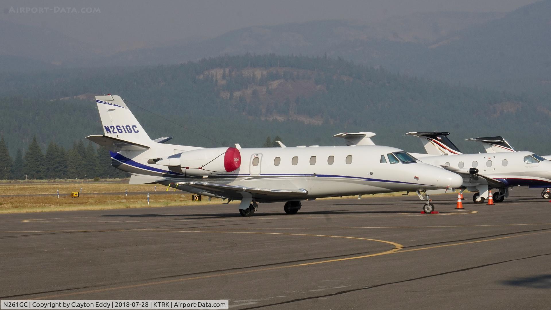 N261GC, 2001 Cessna 560XL Citation Excel C/N 560-5170, Truckee Airport California 2018.