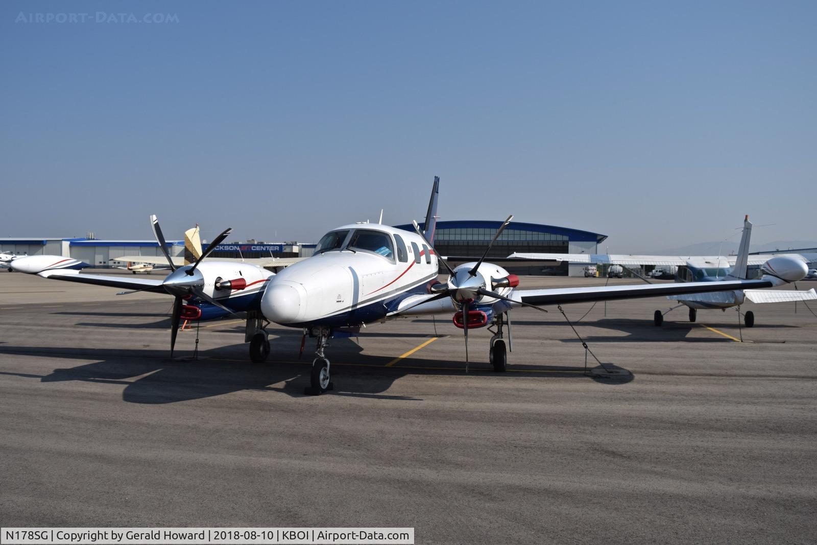 N178SG, Piper PA-31T-620 Cheyenne II C/N 31T-8020044, Parked on the north GA ramp.