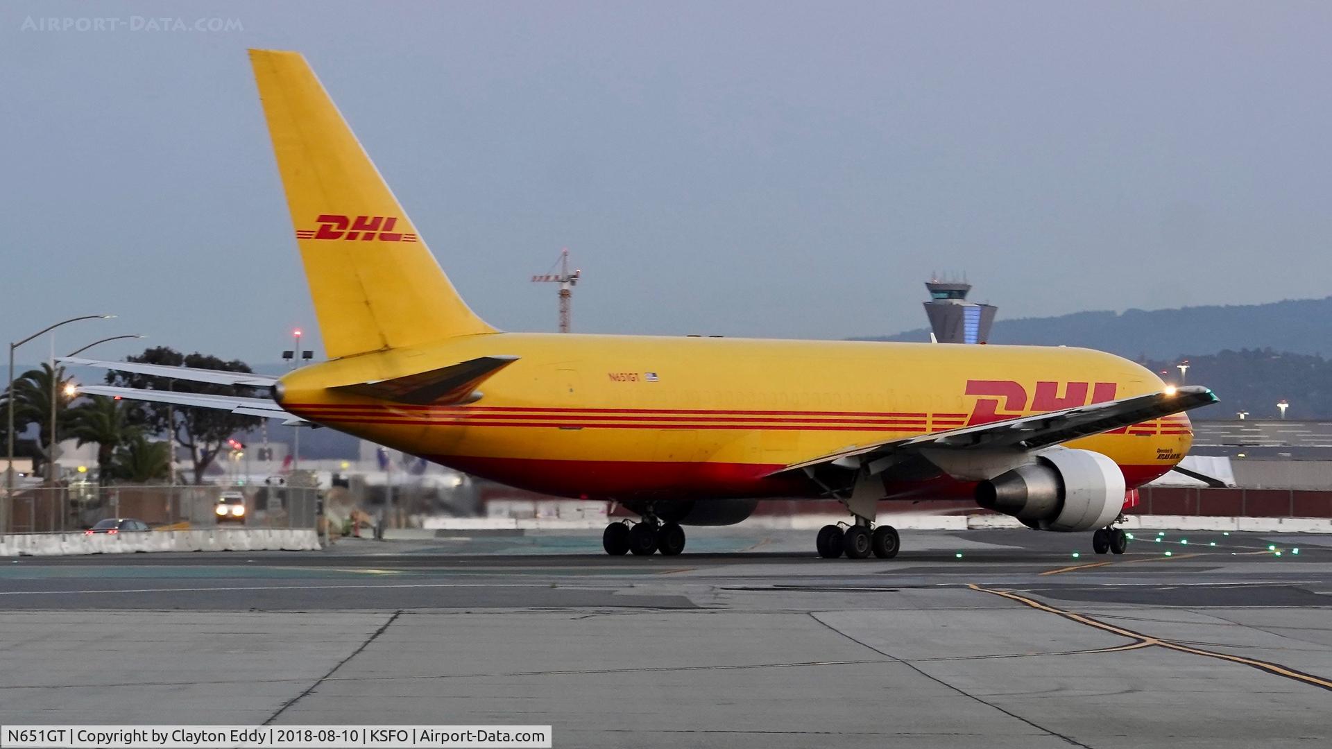 N651GT, 1983 Boeing 767-231 C/N 22570, SFO 2018.
