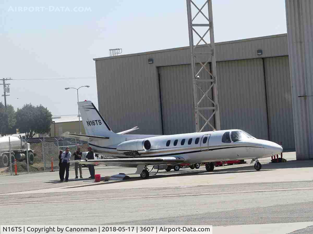 N16TS, 1978 Cessna 551 Citation II C/N 550-0030, Parked