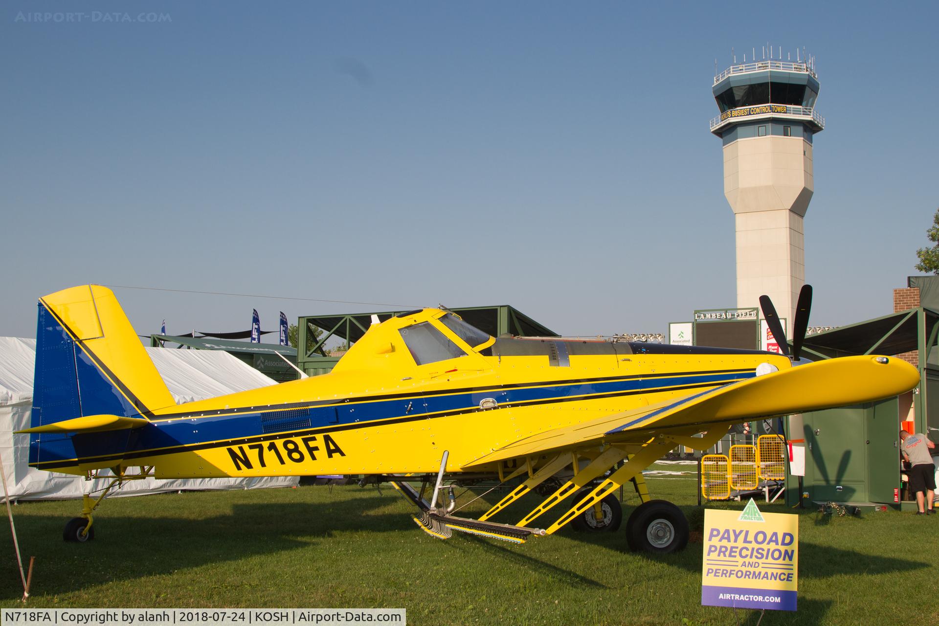 N718FA, 2018 Air Tractor Inc AT-802A C/N 802A-0758, At AirVenture 2018