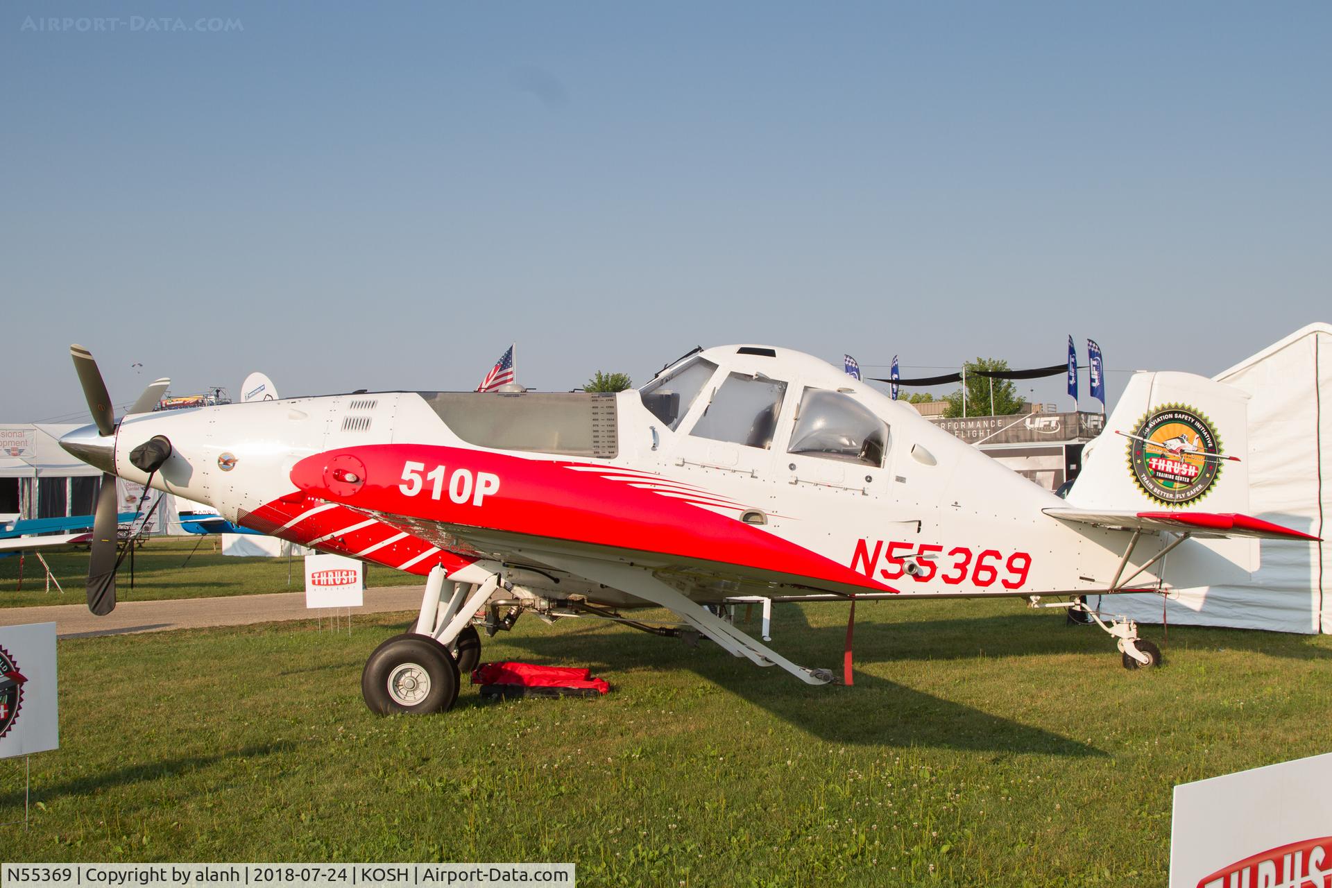 N55369, 2018 Thrush Aircraft Inc S2R-T34 C/N T34-468DC, At AirVenture 2018