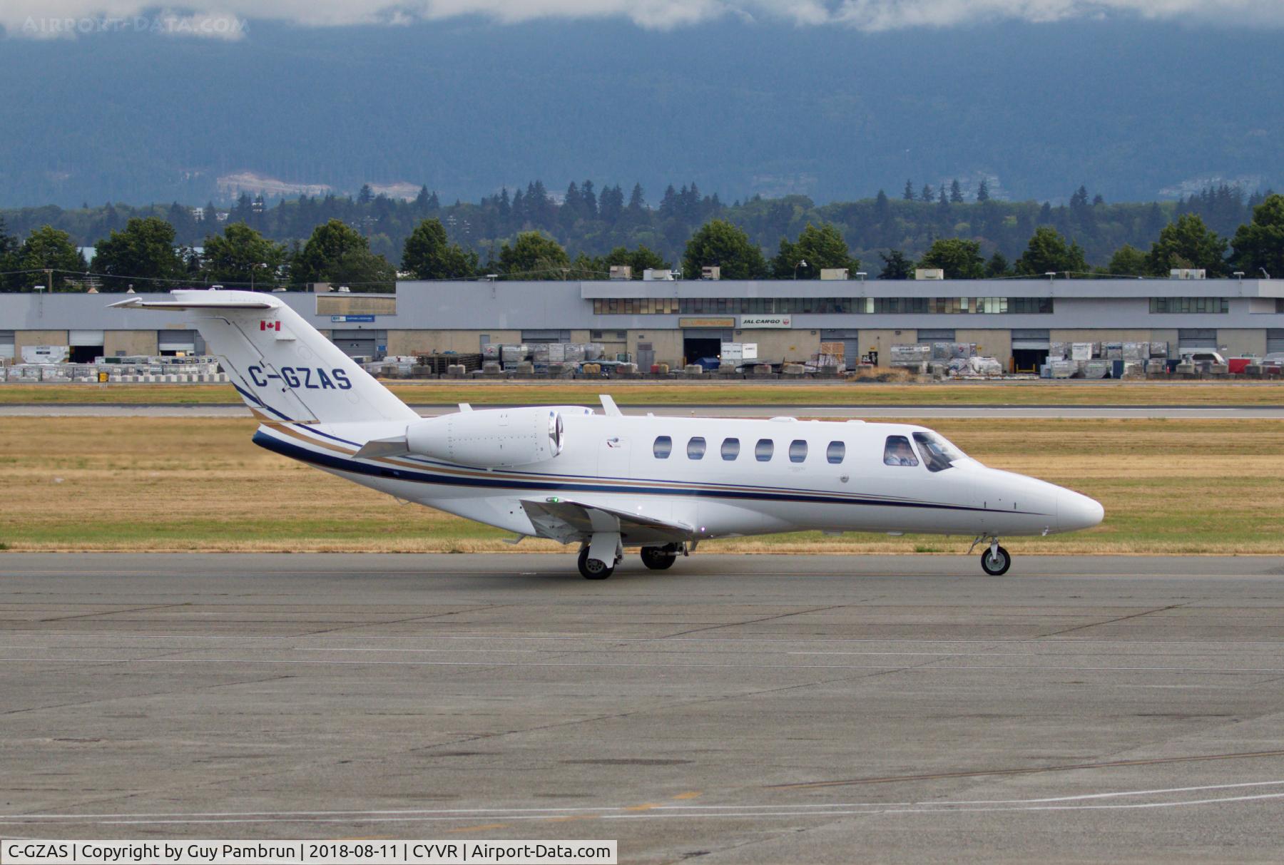 C-GZAS, 2012 Cessna 525A Citation C/N 525A0508, Heading to customs