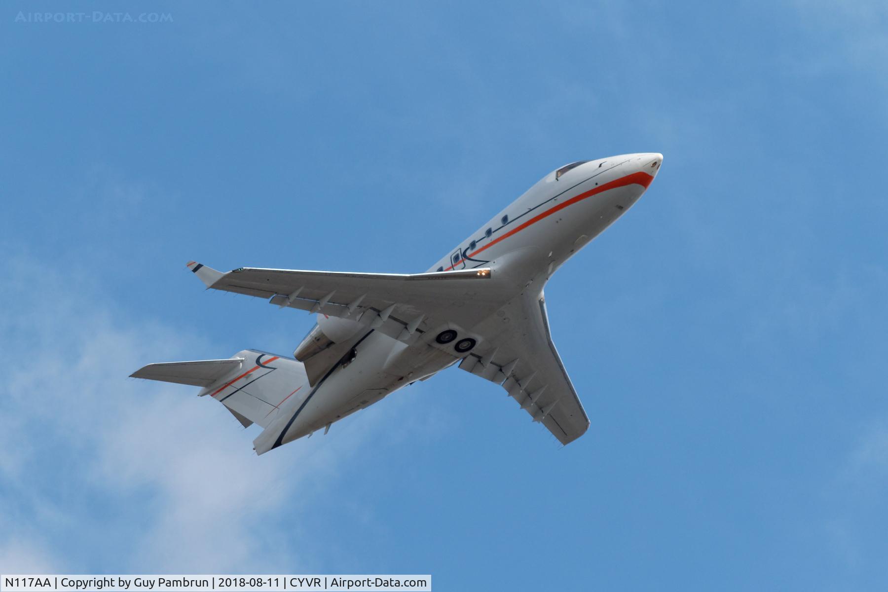 N117AA, 1989 Canadair Challenger 601-3A (CL-600-2B16) C/N 5060, Takeoff