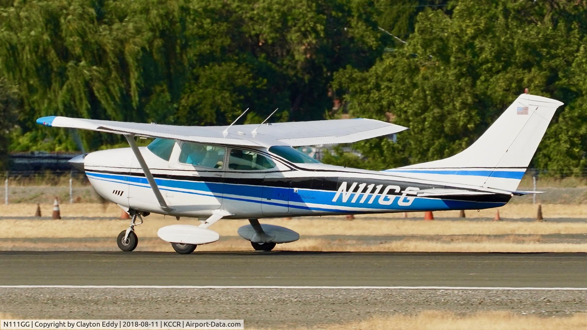 N111GG, 1972 Cessna 182P Skylane C/N 18261211, Buchanan Field Concord California 2018.