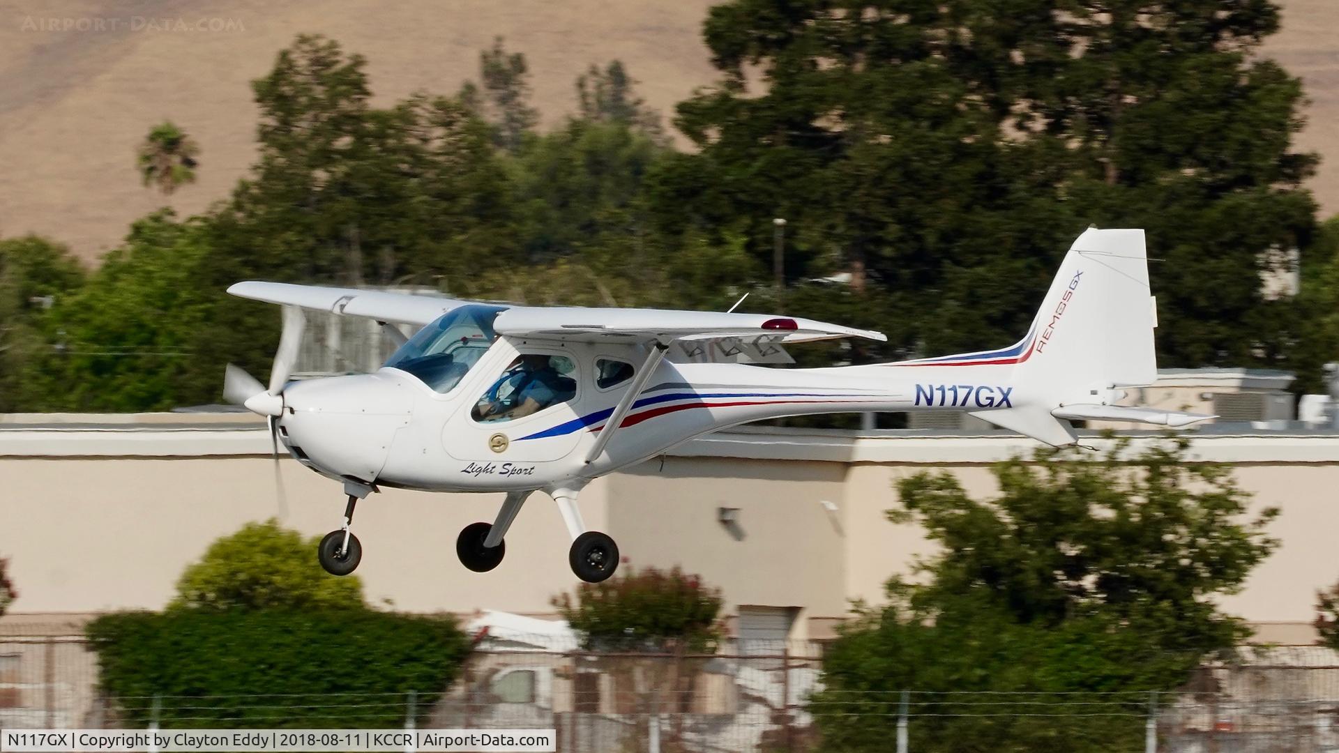 N117GX, Remos GX C/N 302, Buchanan Field Concord California 2018.