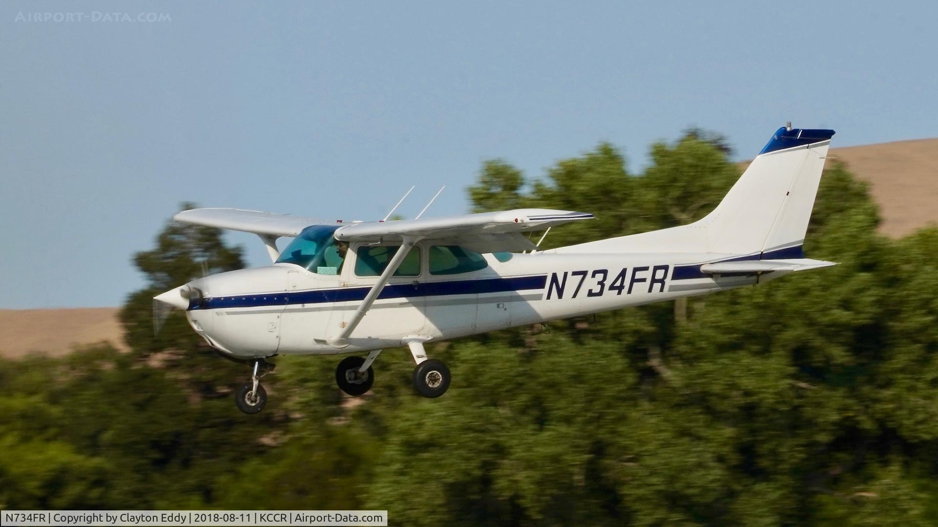 N734FR, 1977 Cessna 172N C/N 17268824, Buchanan Field Concord California 2018.