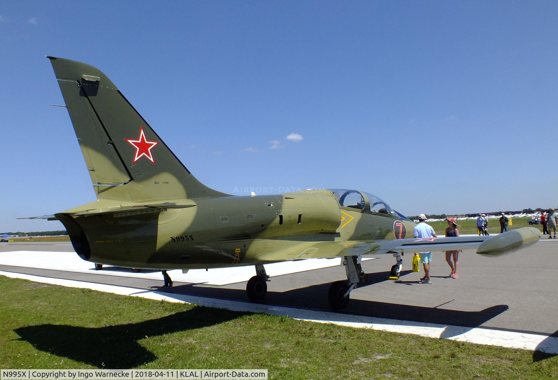 N995X, 1983 Aero L-39C Albatros C/N 332507, Aero L-39C Albatros at 2018 Sun 'n Fun, Lakeland FL