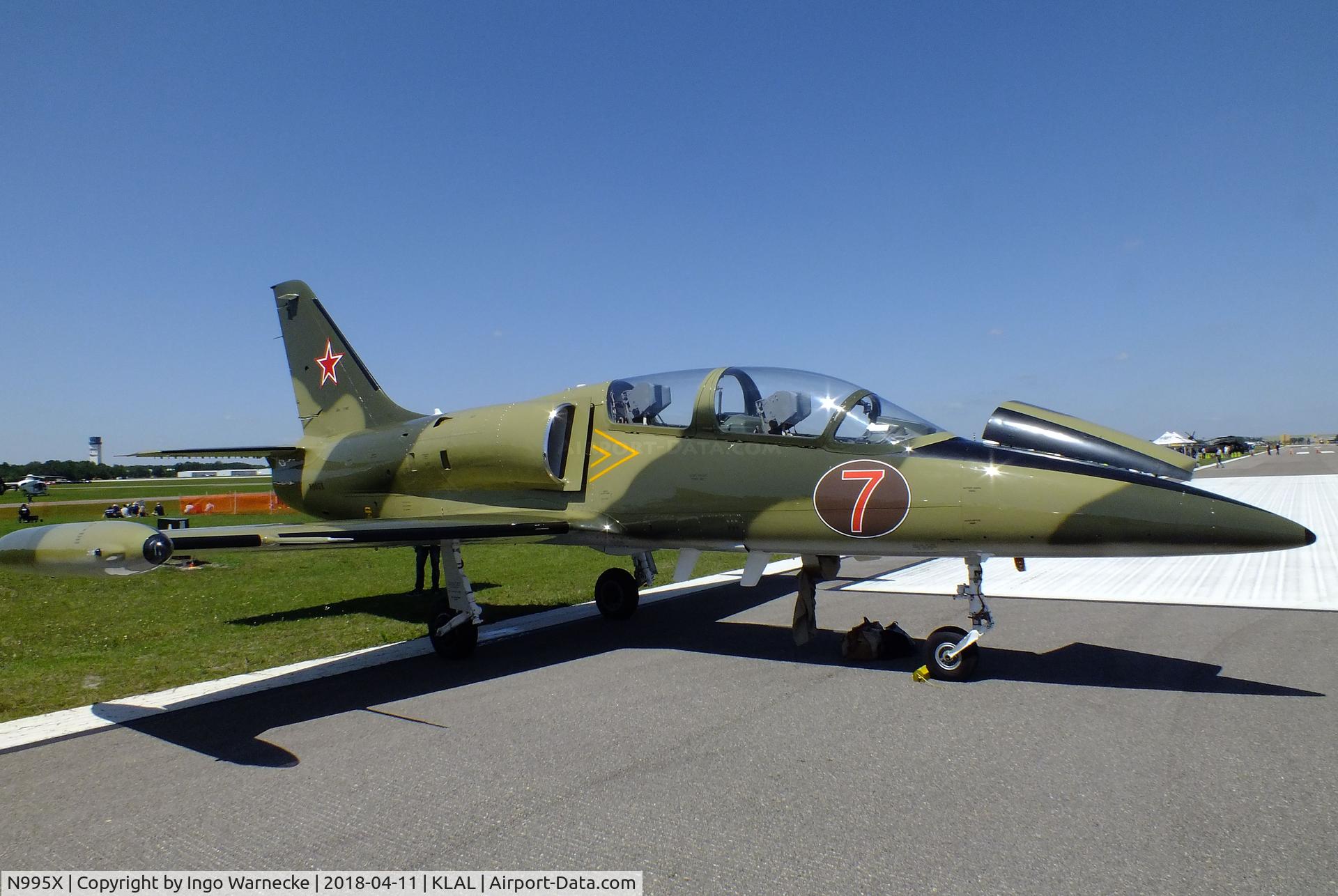 N995X, 1983 Aero L-39C Albatros C/N 332507, Aero L-39C Albatros at 2018 Sun 'n Fun, Lakeland FL