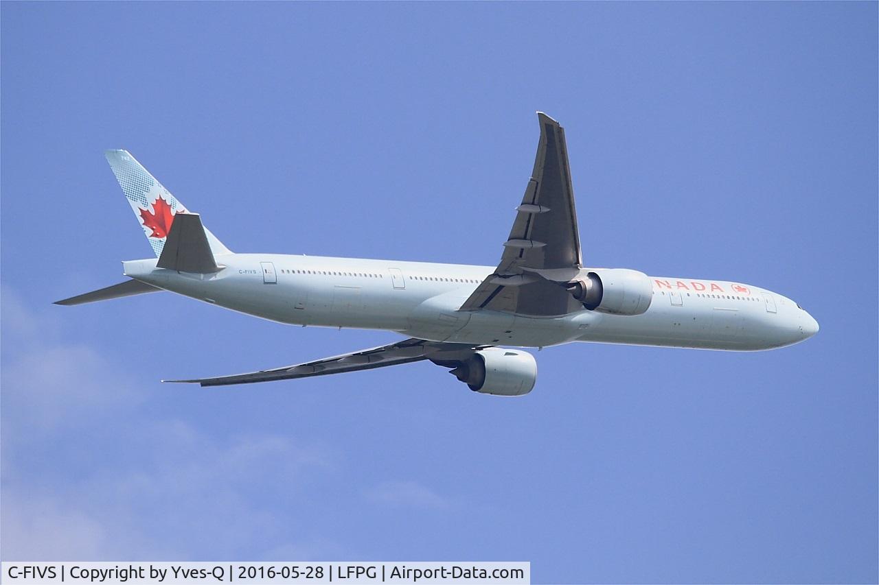 C-FIVS, 2009 Boeing 777-333/ER C/N 35784, Boeing 777-333ER, Take off rwy 06R, Roissy Charles De Gaulle airport (LFPG-CDG)