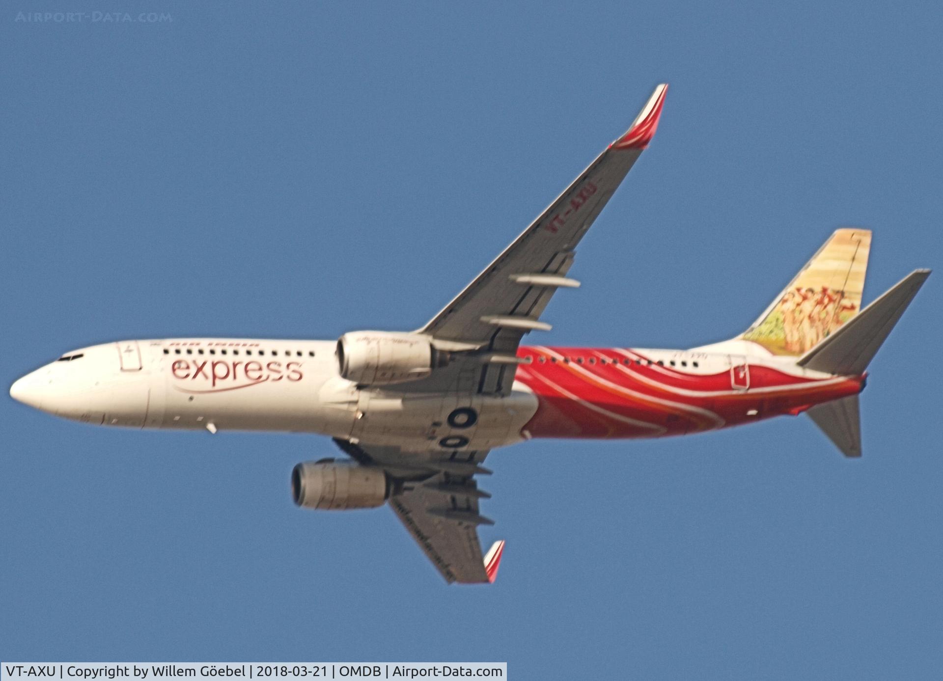 VT-AXU, 2007 Boeing 737-8HG C/N 36332, Take off from DUBAI INTERNATIONAL Airport