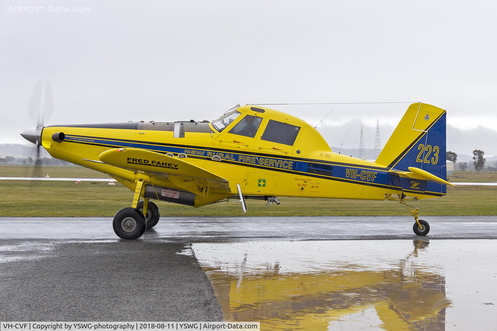 VH-CVF, 2006 Air Tractor Inc AT-802 C/N 802-0240, Fred Fahey Aerial Services (VH-CVF) Air Tractor AT-802 at Wagga Wagga Airport