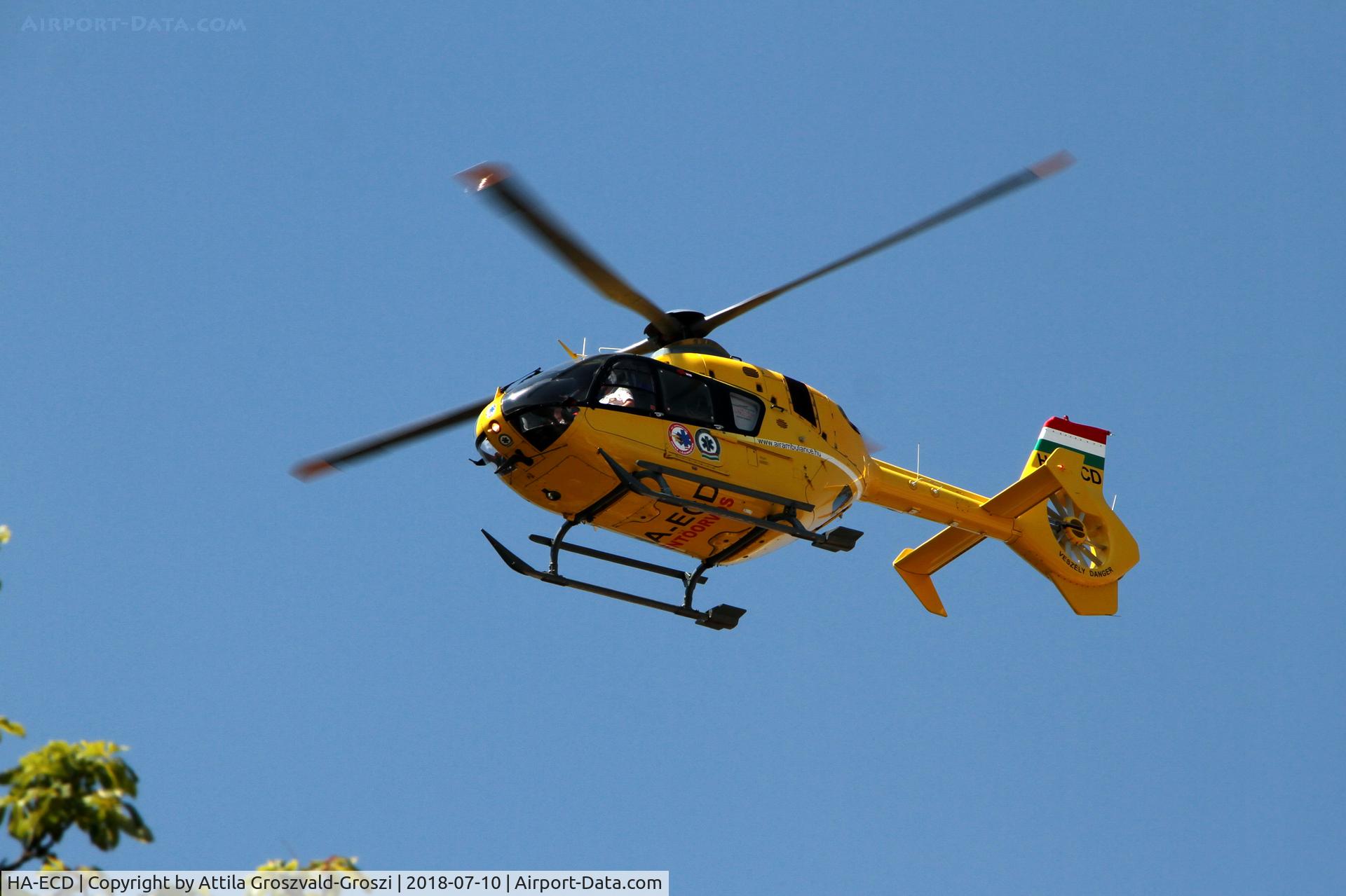 HA-ECD, 2004 Eurocopter EC-135T-2 C/N 0325, Hungary, Veszprém Hospital Heliport