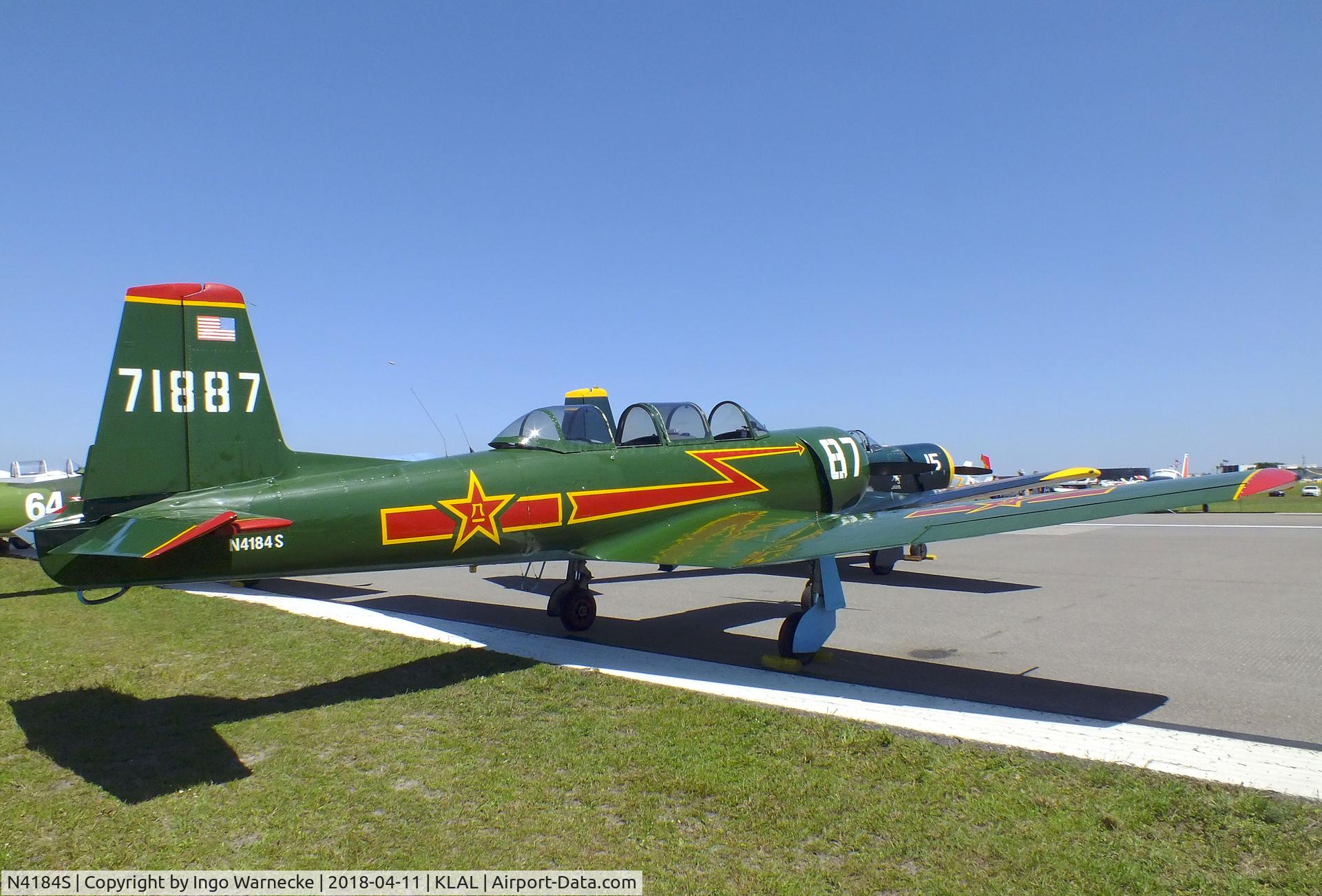 N4184S, 1968 Nanchang CJ-6A C/N 2532044, Nanchang CJ-6A at 2018 Sun 'n Fun, Lakeland FL