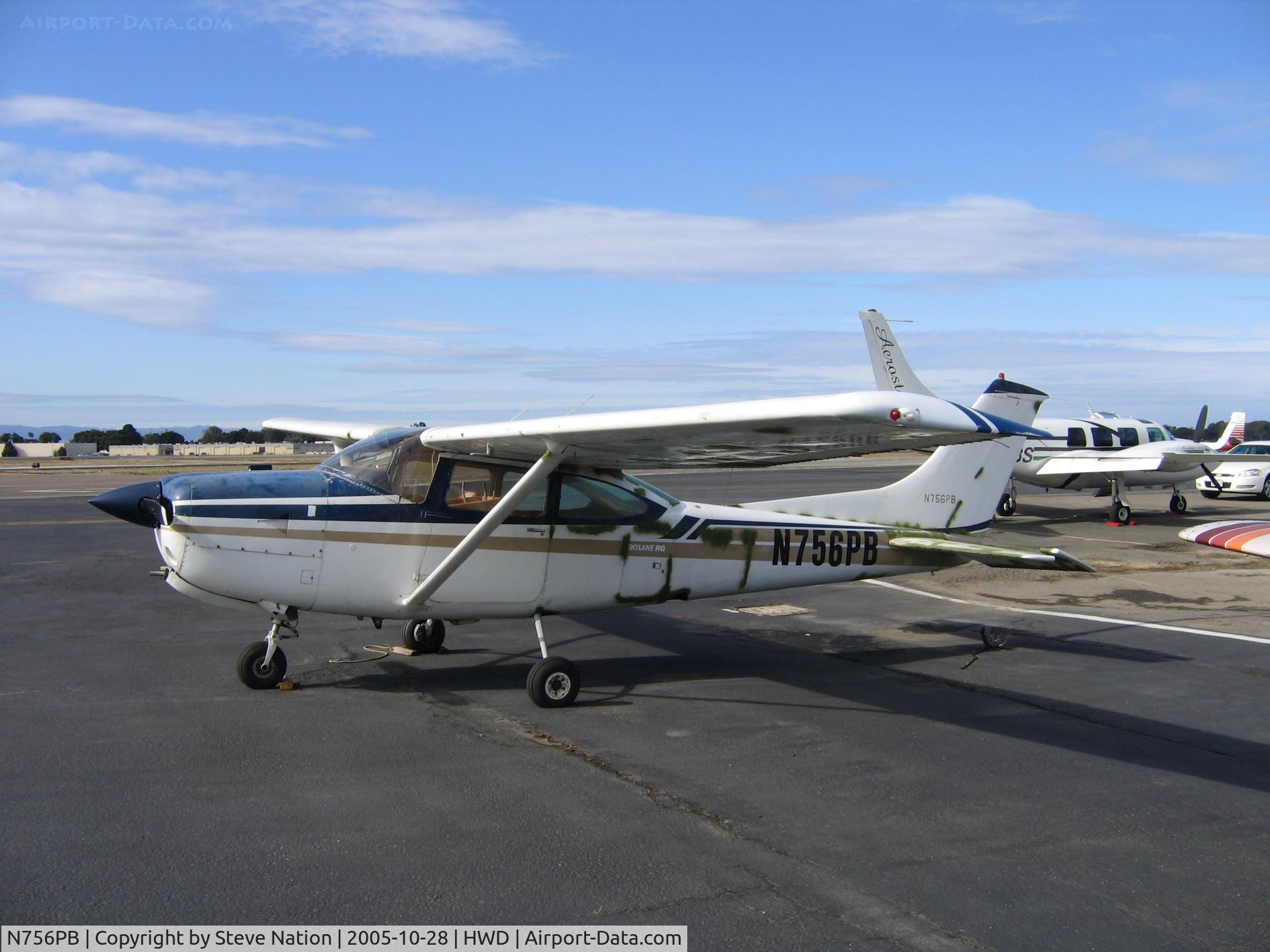 N756PB, 1979 Cessna R182 Skylane RG C/N R18201123, 1979 Cessna R182 at Hayward, CA