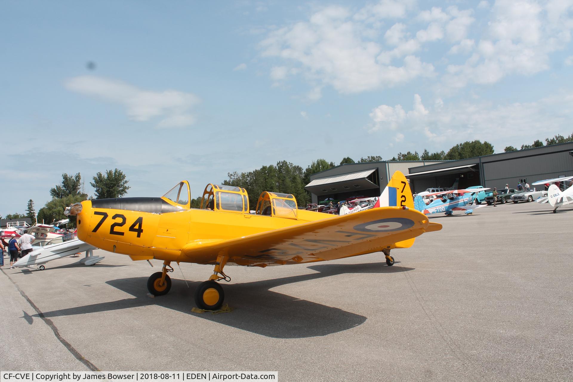 CF-CVE, 1941 Fairchild (Fleet) PT-26A Cornell II C/N FV724, Edenvale gathering of classics Aug 11 2018
