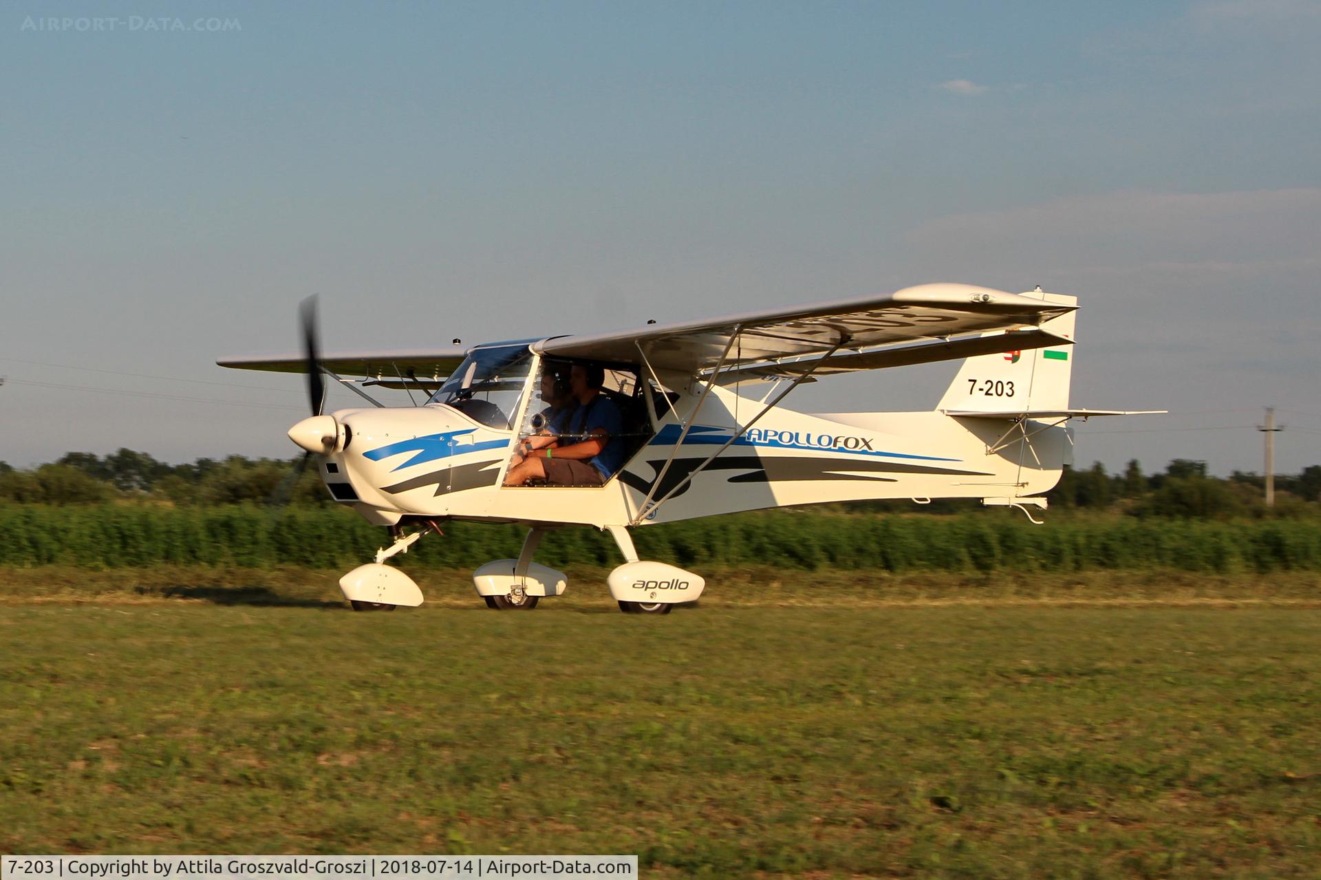 7-203, 2016 Halley Apollo Fox C/N 090916, Becsehely Airfield, Hungary
