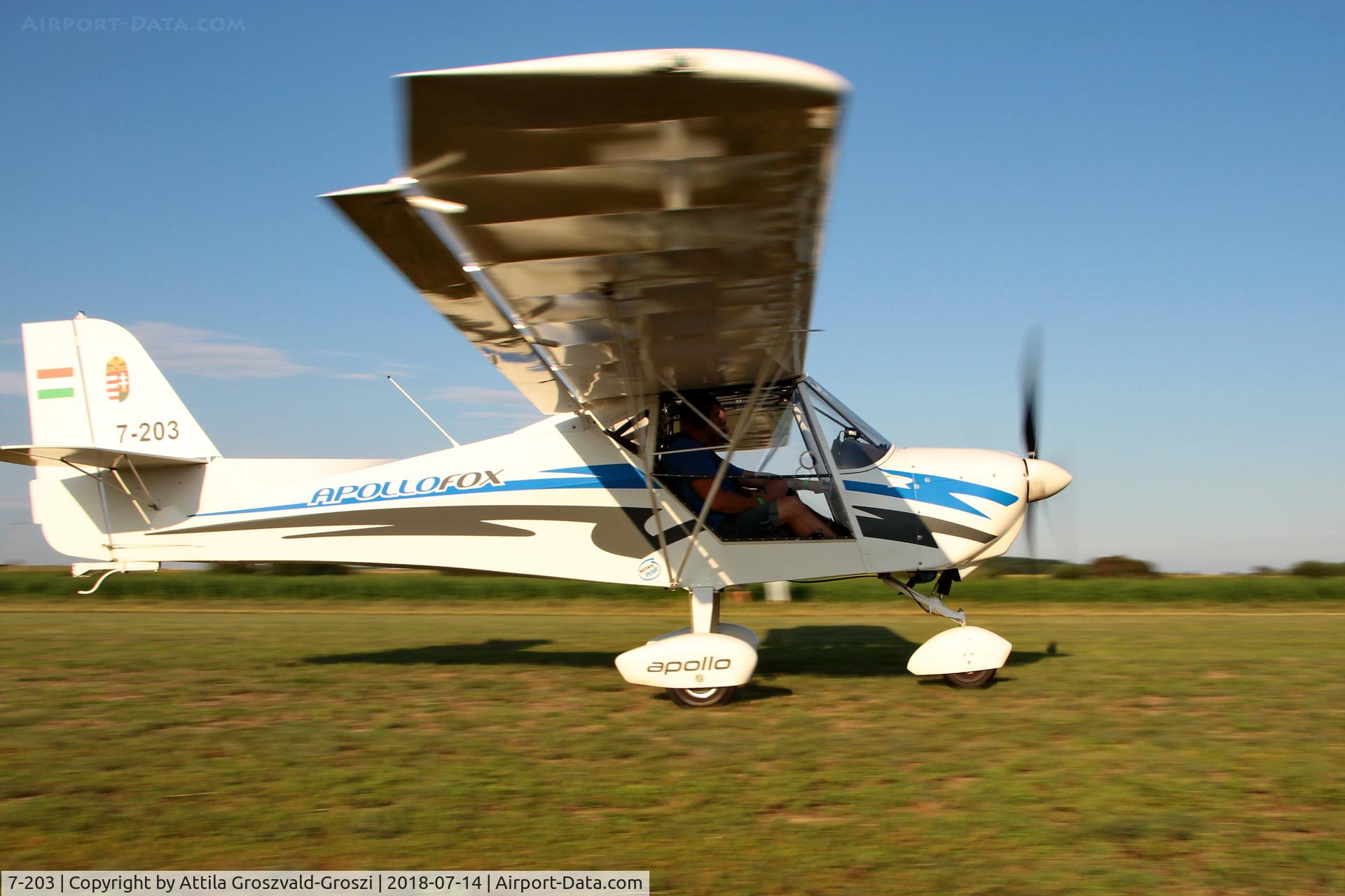 7-203, 2016 Halley Apollo Fox C/N 090916, Becsehely Airfield, Hungary