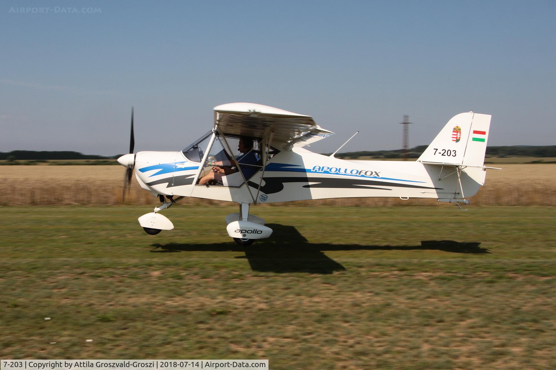 7-203, 2016 Halley Apollo Fox C/N 090916, Becsehely Airfield, Hungary