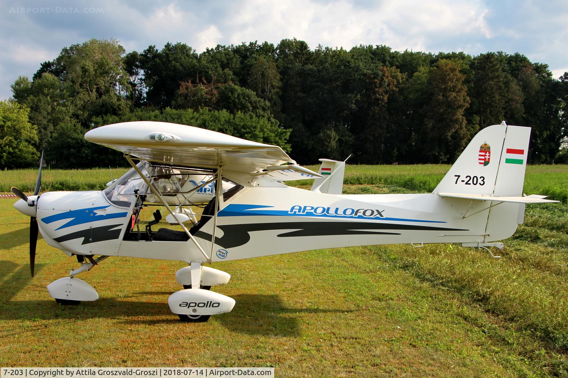 7-203, 2016 Halley Apollo Fox C/N 090916, Becsehely Airfield, Hungary