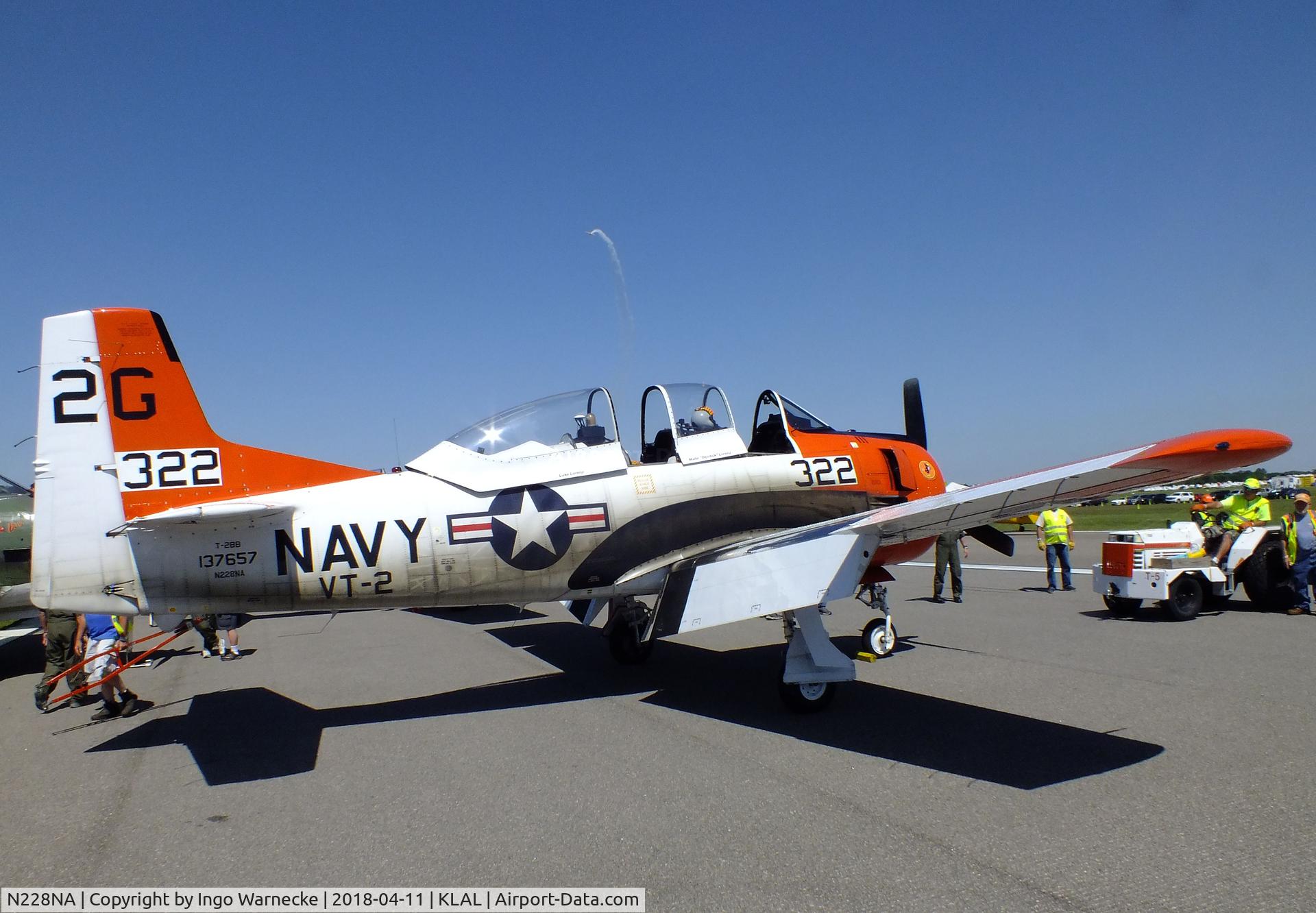 N228NA, North American T-28B Trojan C/N 200-20 (137657), North American T-28B Trojan at 2018 Sun 'n Fun, Lakeland FL