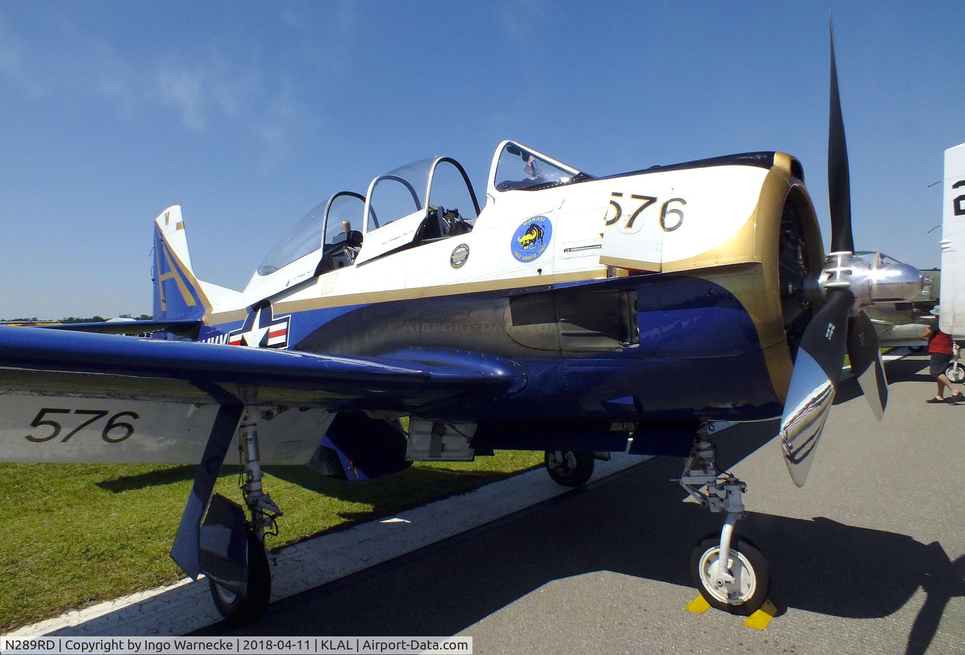 N289RD, 1956 North American T-28C Trojan C/N 226-153, North American T-28C Trojan at 2018 Sun 'n Fun, Lakeland FL
