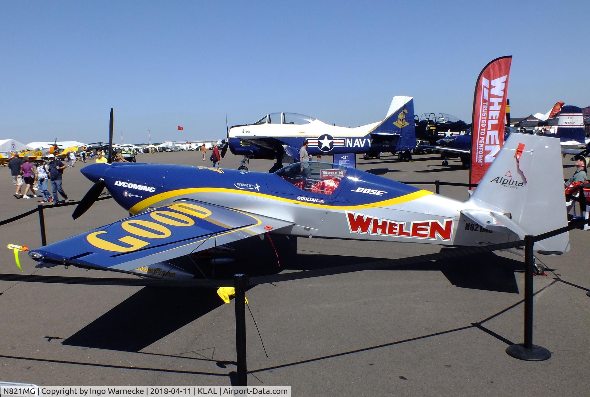 N821MG, 2006 Extra EA-300S C/N 1035, Extra EA-300S at 2018 Sun 'n Fun, Lakeland FL