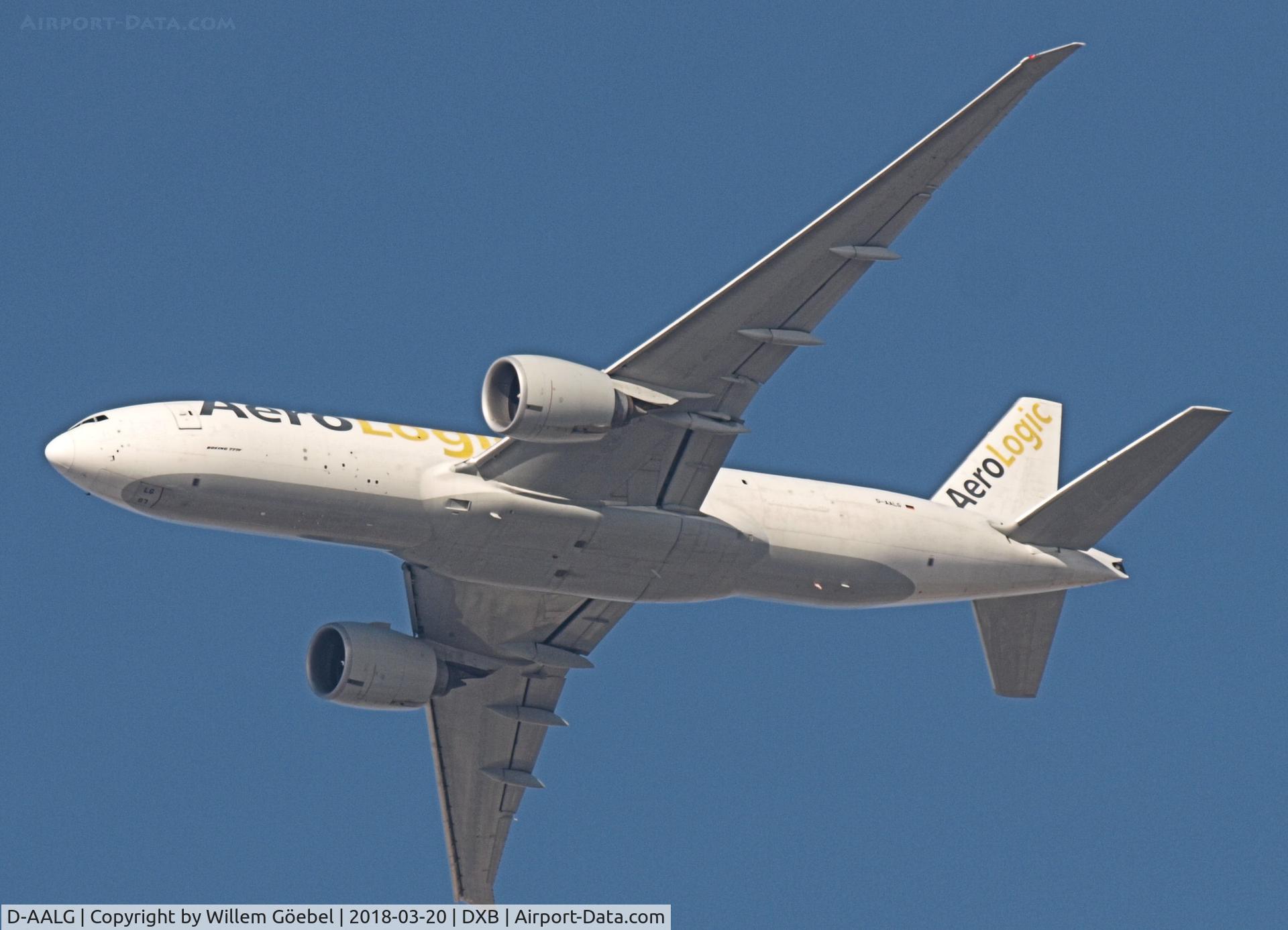 D-AALG, 2010 Boeing 777-FZN C/N 36199, Take off from DUBAI INTERNATIONAL Airport