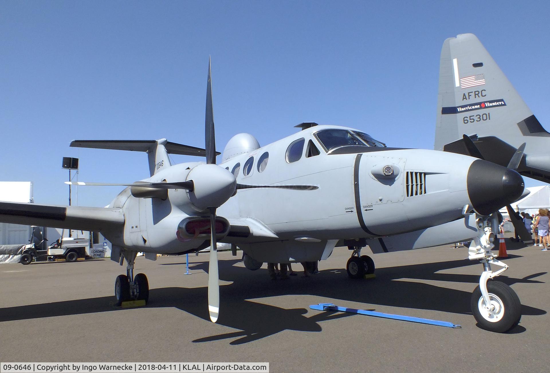 09-0646, 2010 Raytheon Beech MC-12W Liberty C/N FL-646, Raytheon Beechcraft MC-12W Liberty of the US Army at 2018 Sun 'n Fun, Lakeland FL
