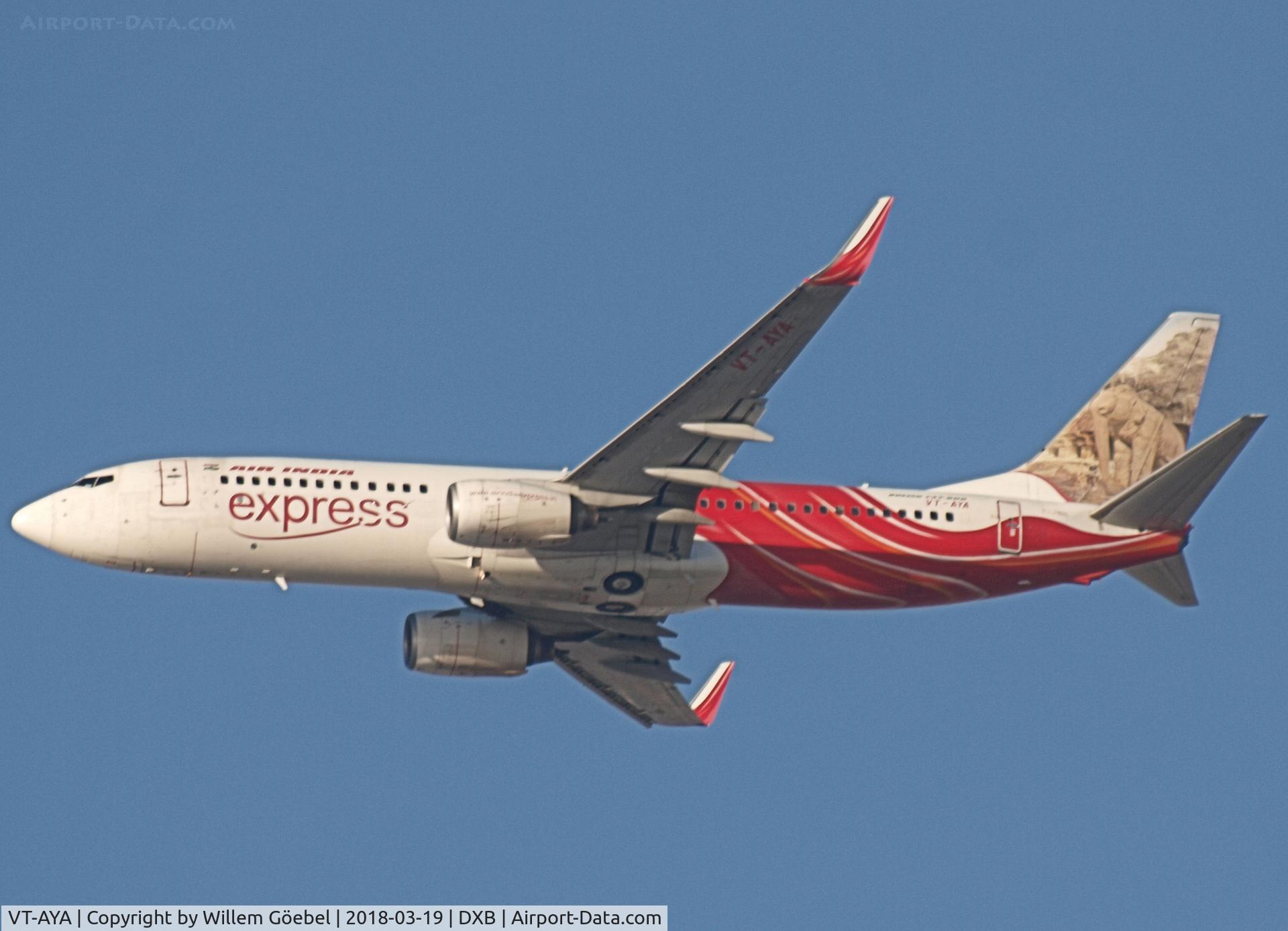 VT-AYA, 2009 Boeing 737-8HG C/N 36337, Take off from DUBAI INTERNATIONAL Airport