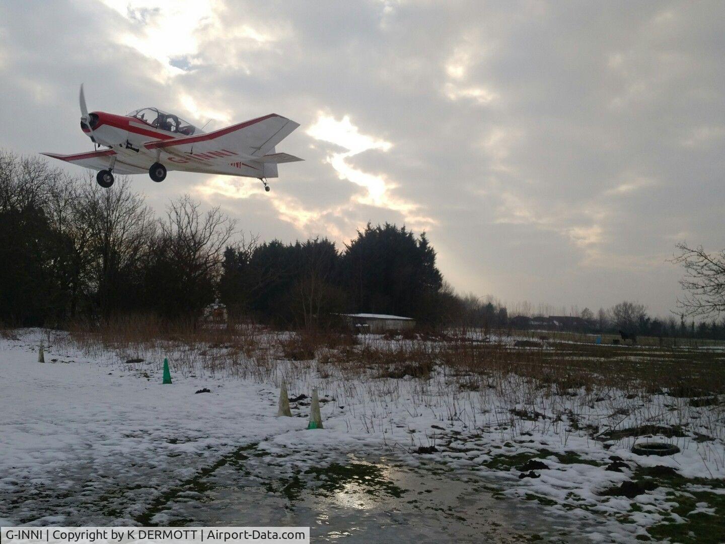 G-INNI, 1956 Wassmer (Jodel) D-112 Club C/N 540, 2018 Sussex in the snow