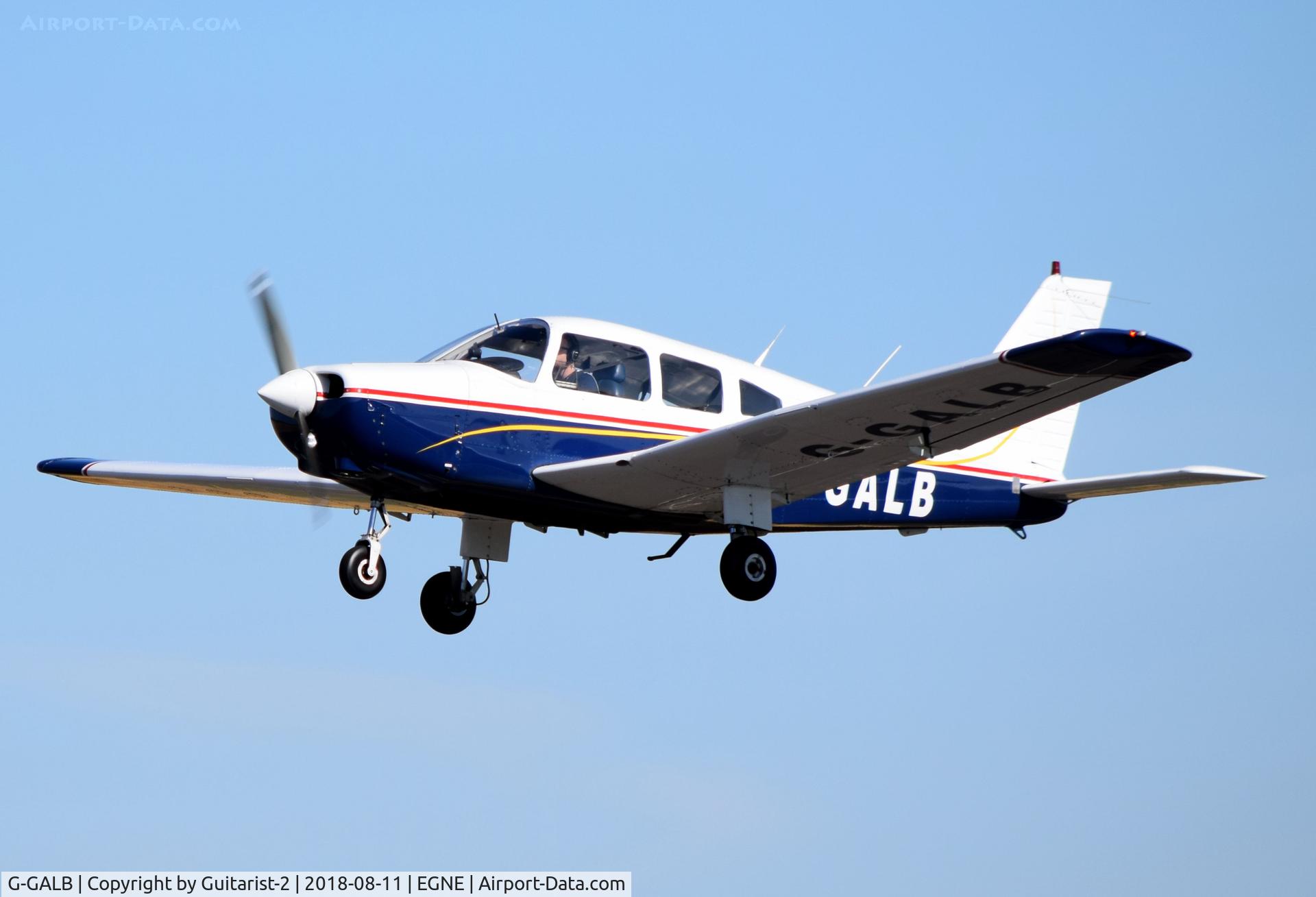 G-GALB, 1986 Piper PA-28-161 Cherokee Warrior II C/N 28-8616021, At Gamston