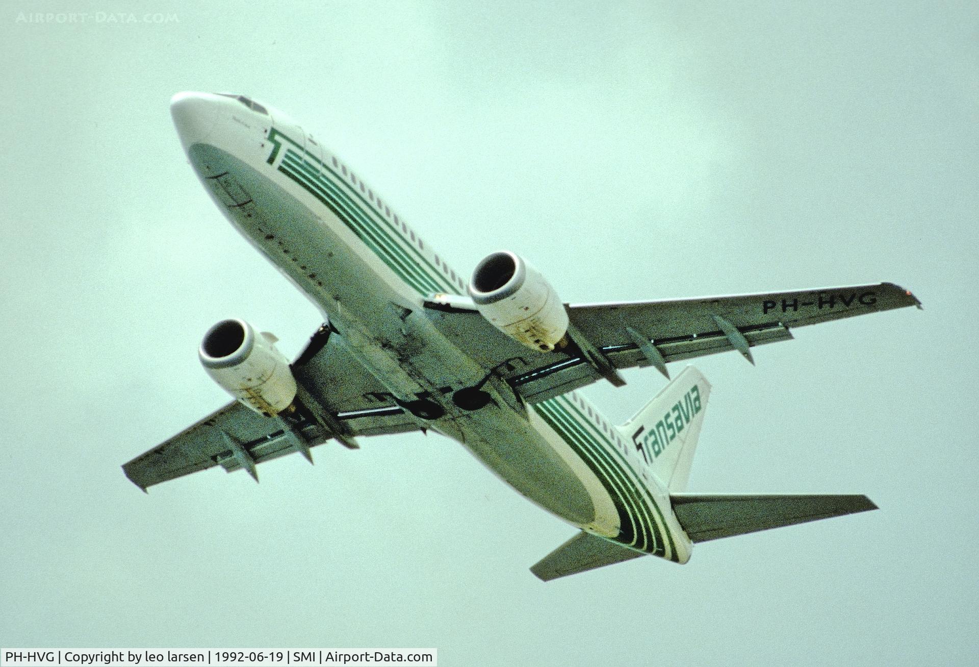 PH-HVG, 1986 Boeing 737-3K2 C/N 23412, Samos 19.6.1992