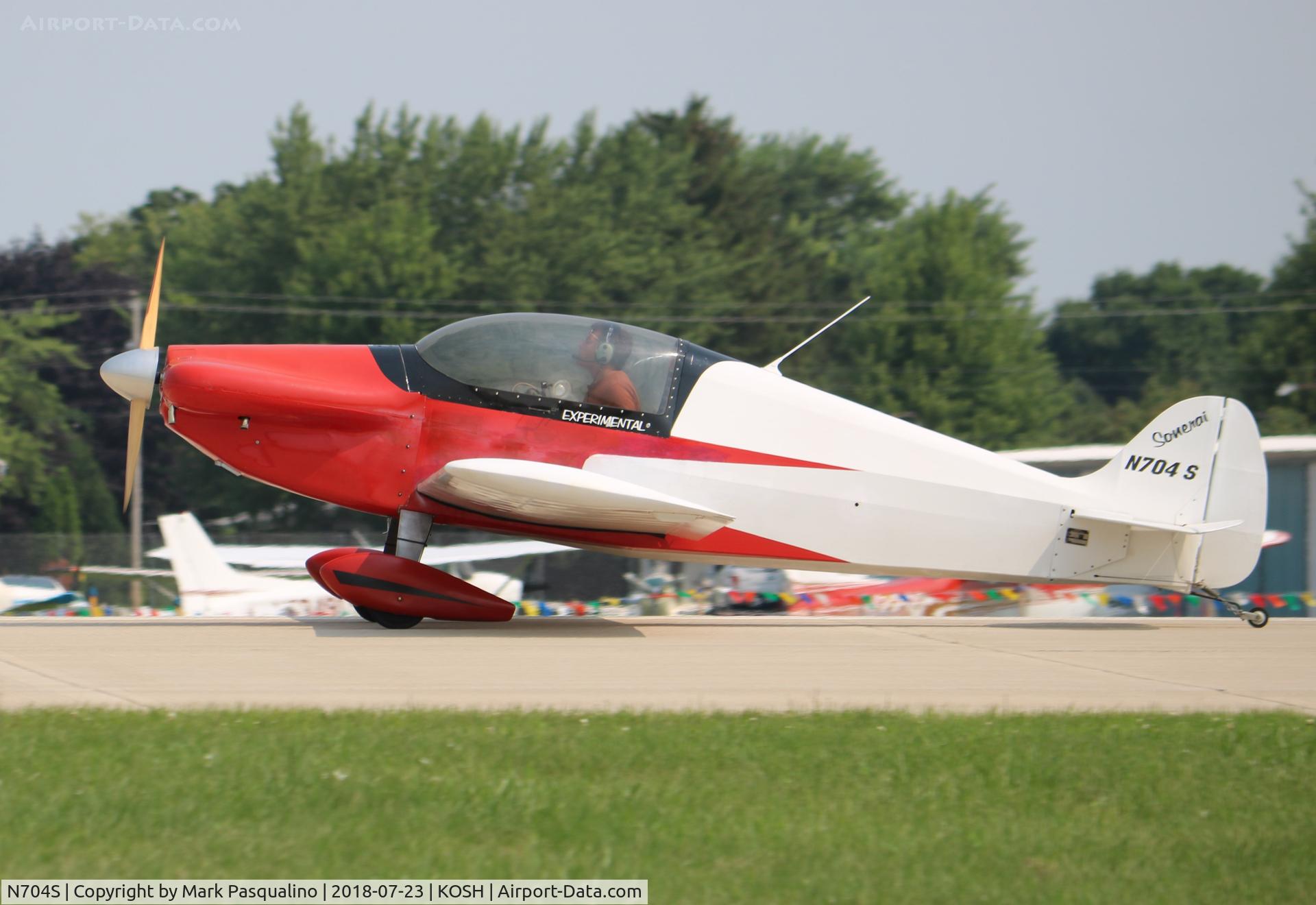 N704S, 1997 Monnett Sonerai II-L C/N 02, Sonerai II-L