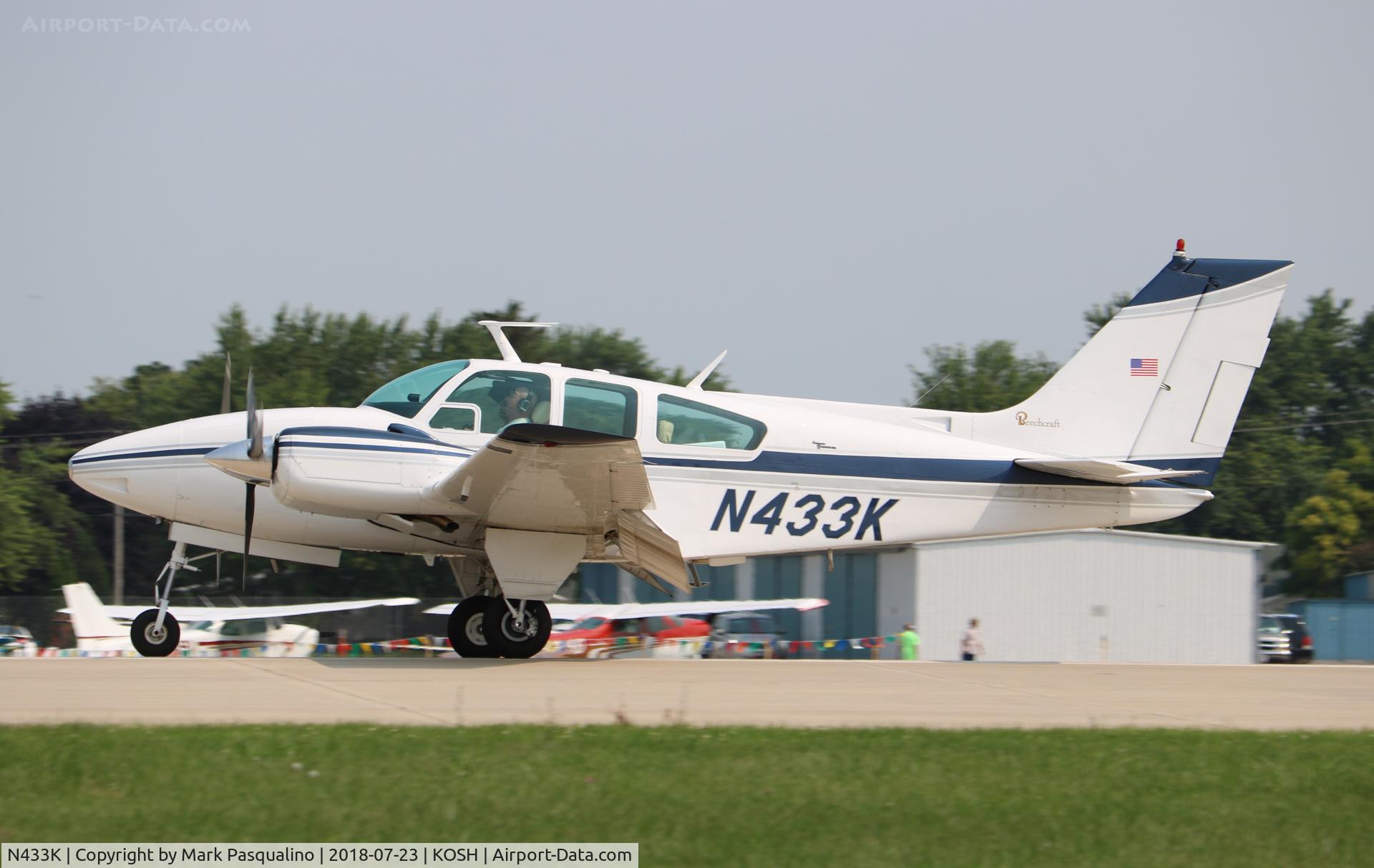 N433K, 1968 Beech D55 Baron C/N TE-564, Beech D55