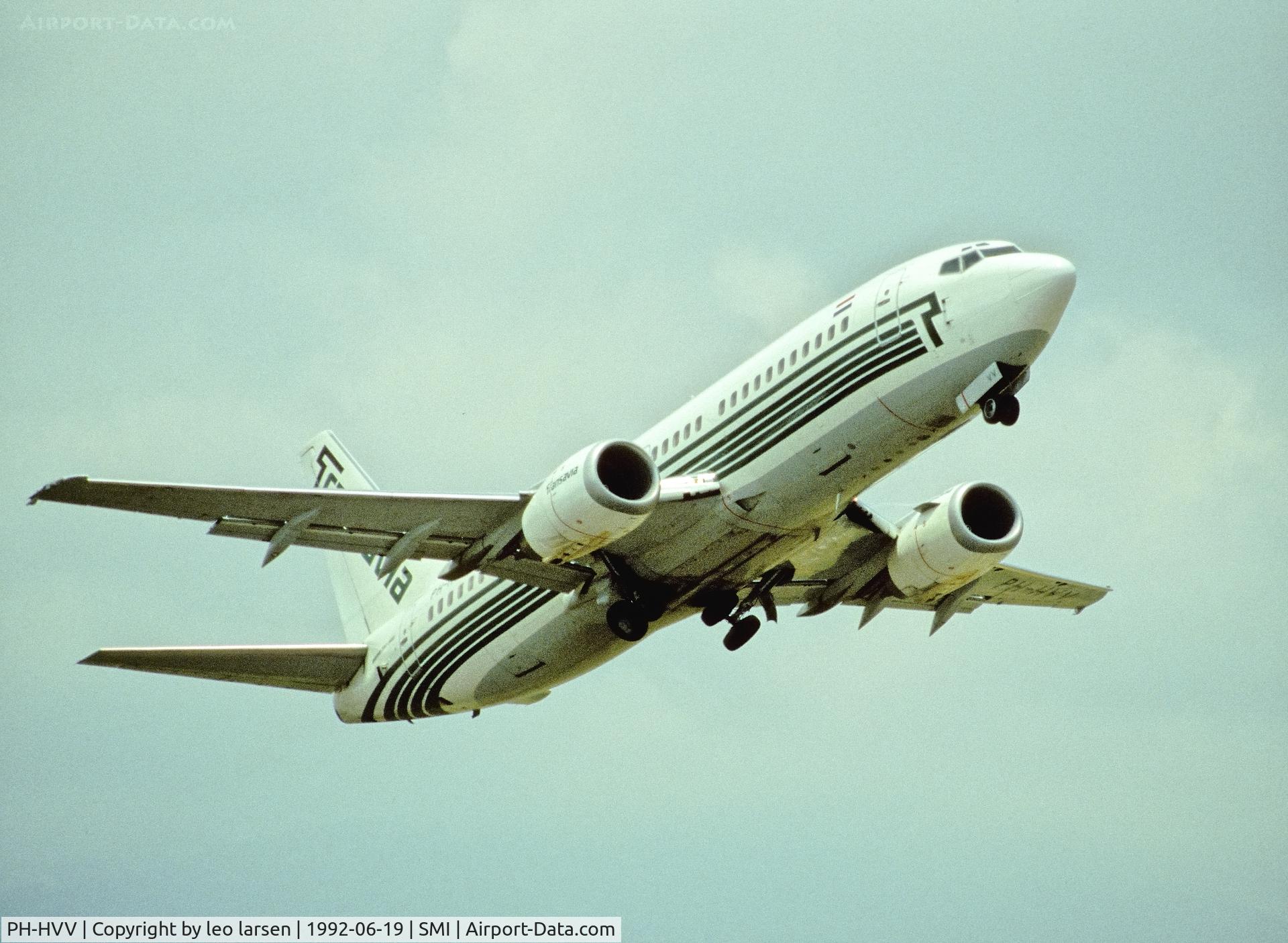 PH-HVV, 1990 Boeing 737-3K2 C/N 24329, Samos 19.6.1992