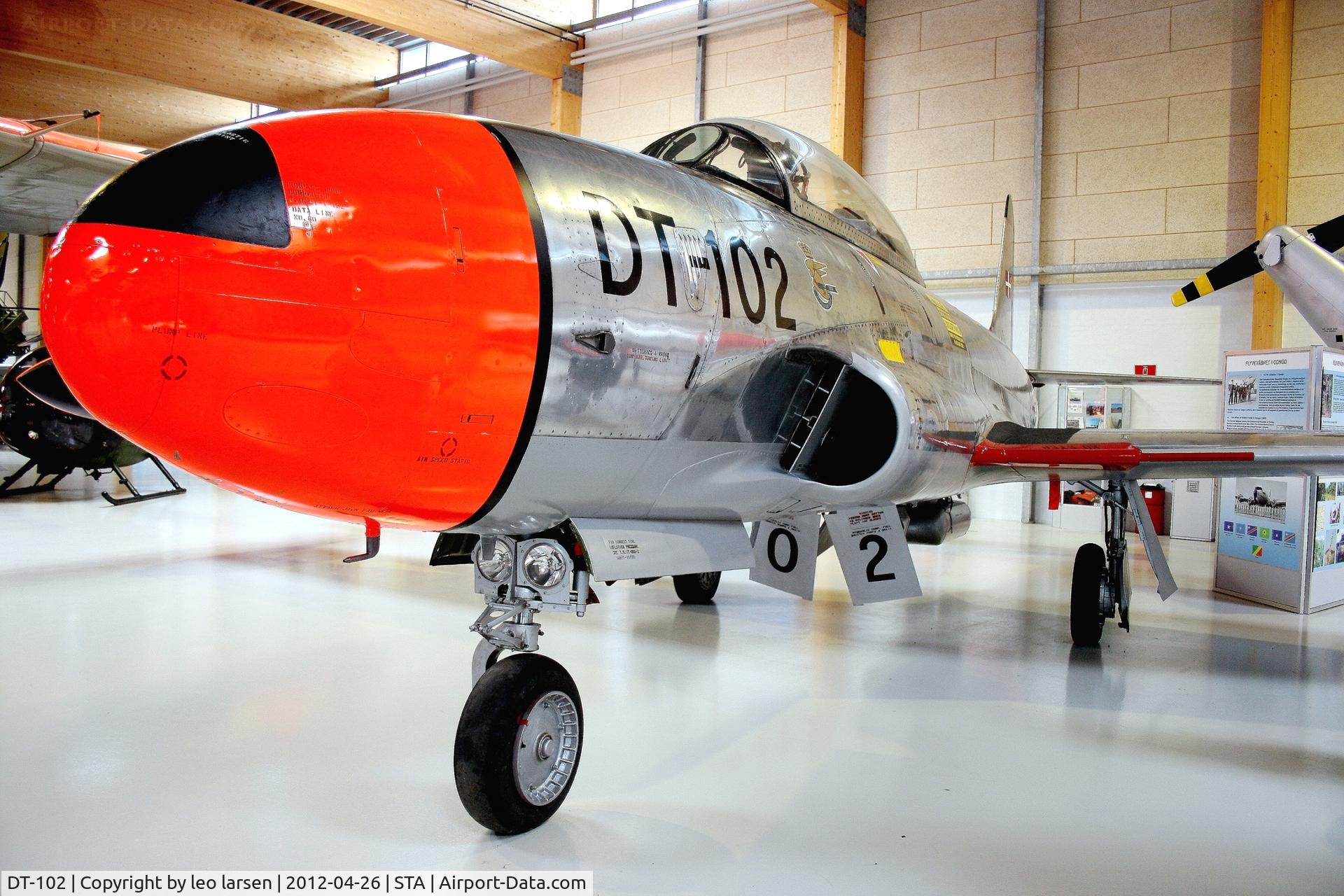 DT-102, 1951 Lockheed T-33A Shooting Star C/N 580-6886, Stauning 26.4.2012
