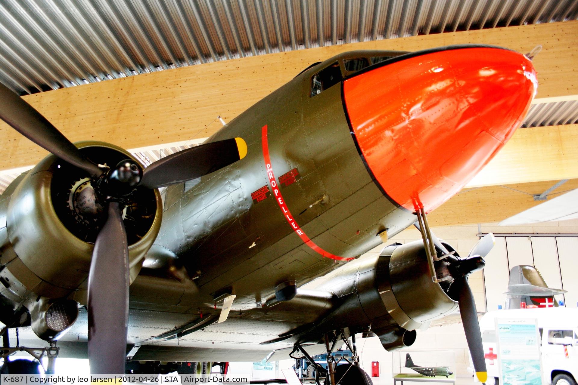 K-687, 1942 Douglas C-47A Skytrain C/N 19200, Stauning Museum 26.4.2012