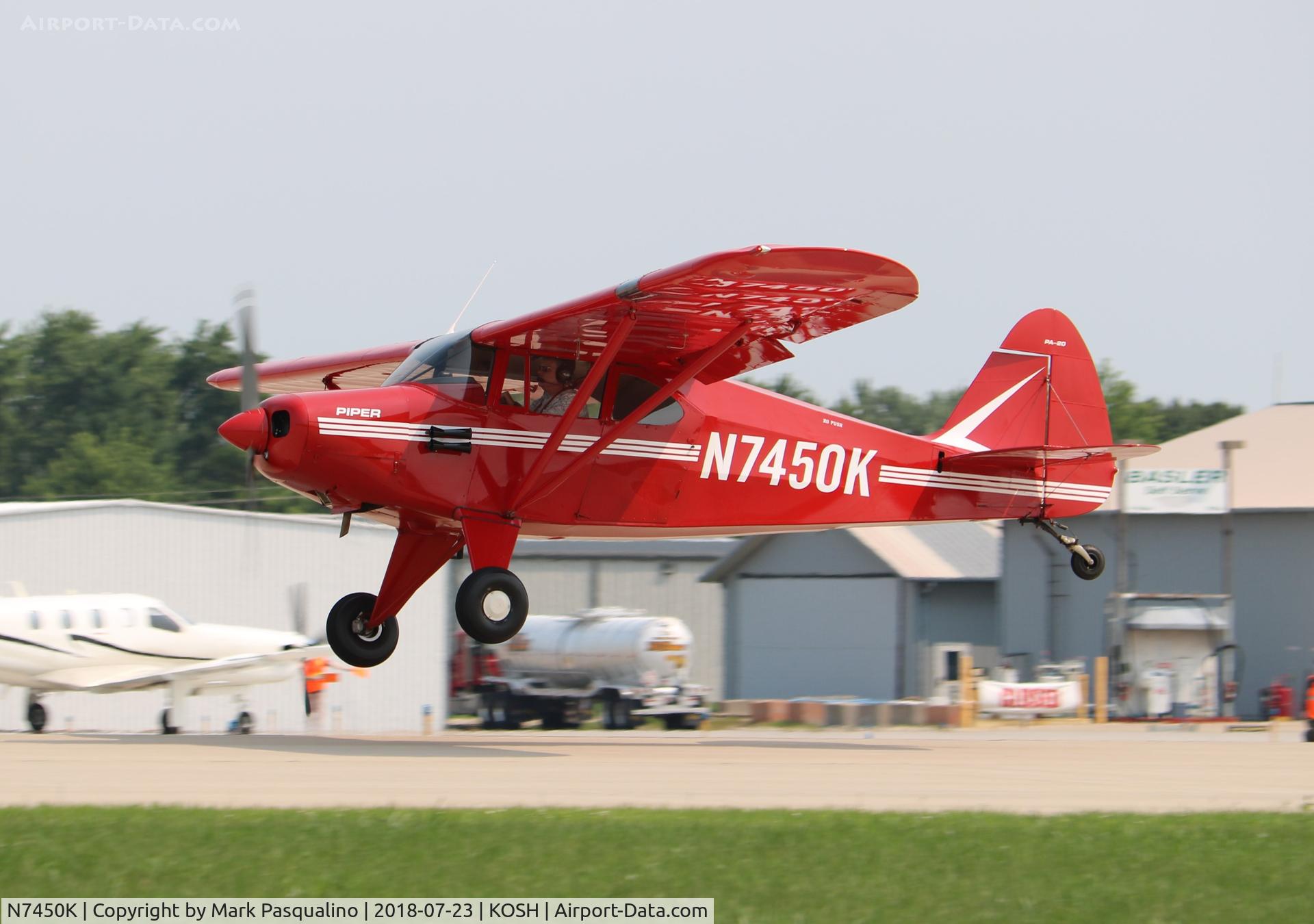N7450K, 1950 Piper PA-20 Pacer C/N 20-361, Piper PA-20