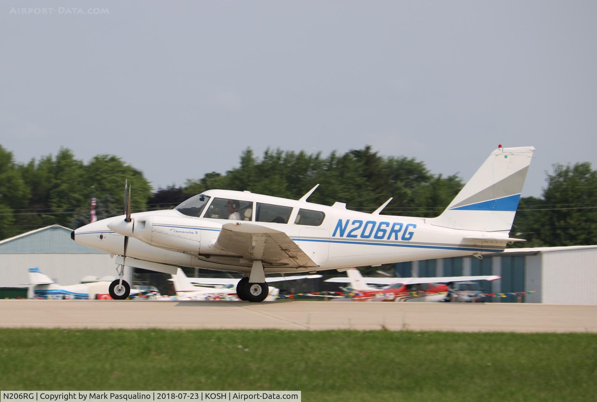 N206RG, 1967 Piper PA-30-160 Twin Comanche Twin Comanche C/N 30-1427, Piper PA-30