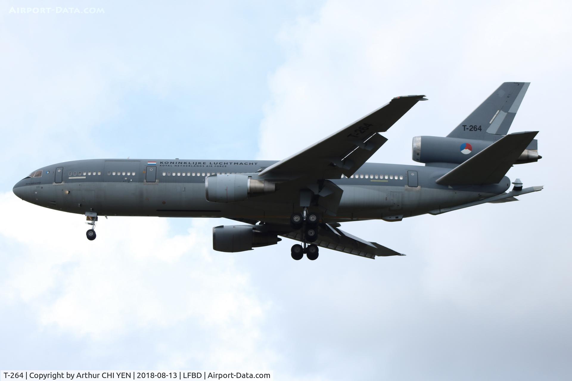 T-264, 1978 McDonnell Douglas KDC-10-30CF C/N 46985, A very good visitor today @BOD
