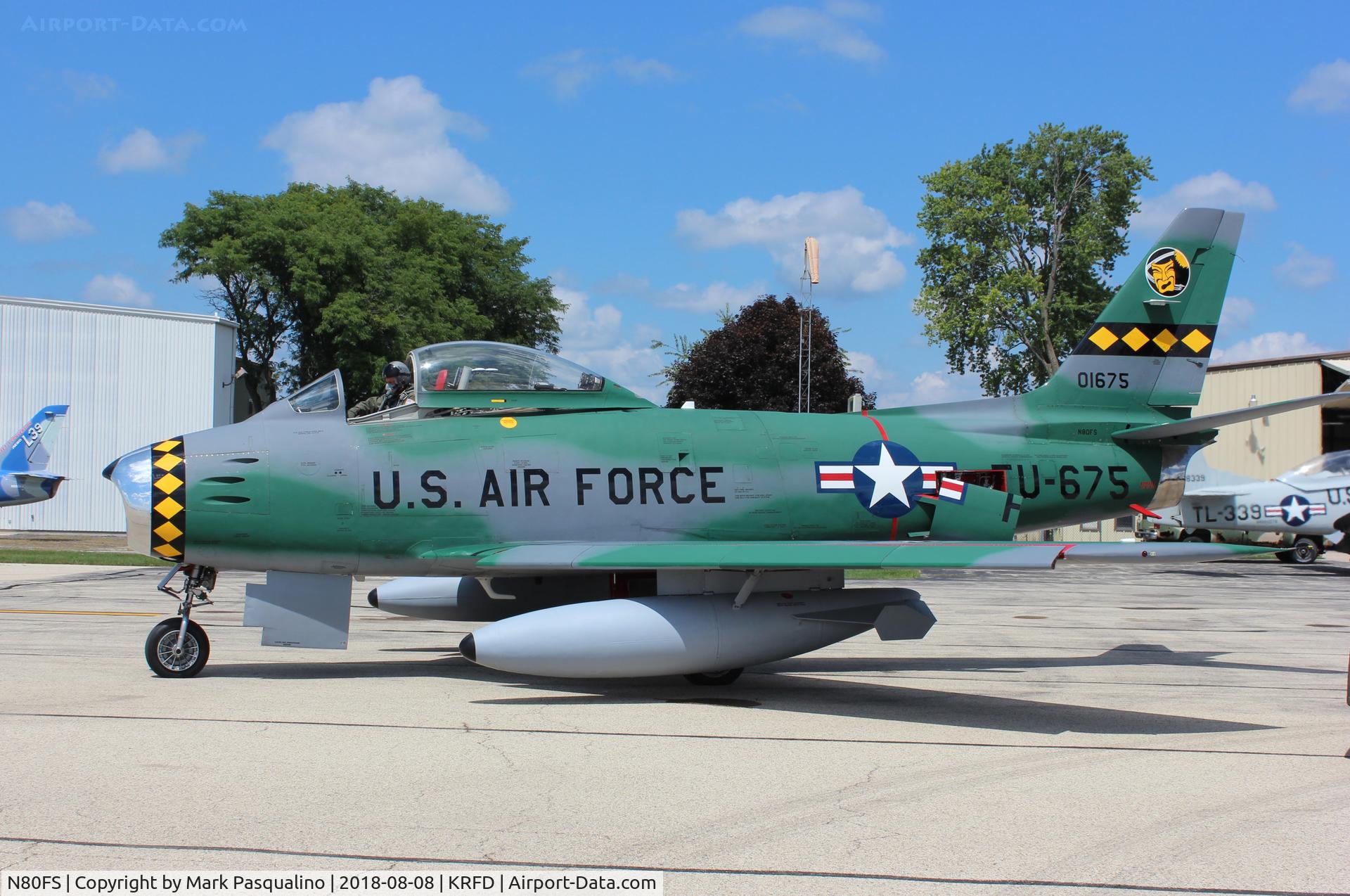 N80FS, 1958 Canadair CL-13B Sabre 6 C/N S6-1675, CanadairMK.6