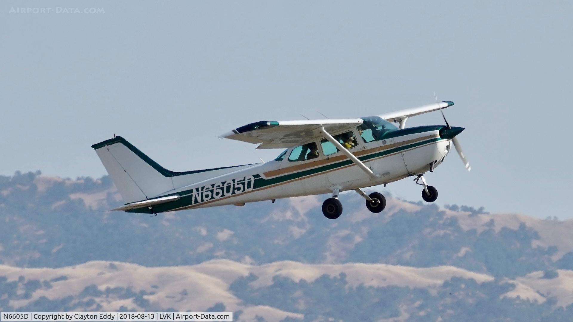 N6605D, 1979 Cessna 172N C/N 17272892, Livermore Airport California 2018.