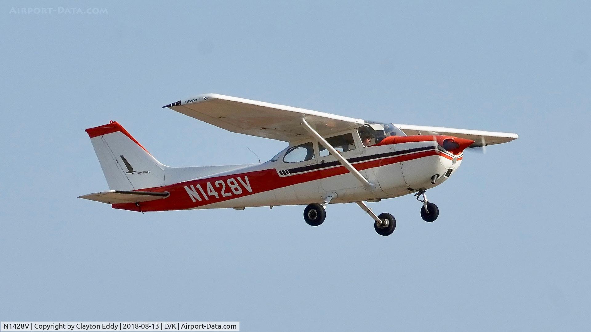 N1428V, 1975 Cessna 172M C/N 17264687, Livermore Airport California 2018.